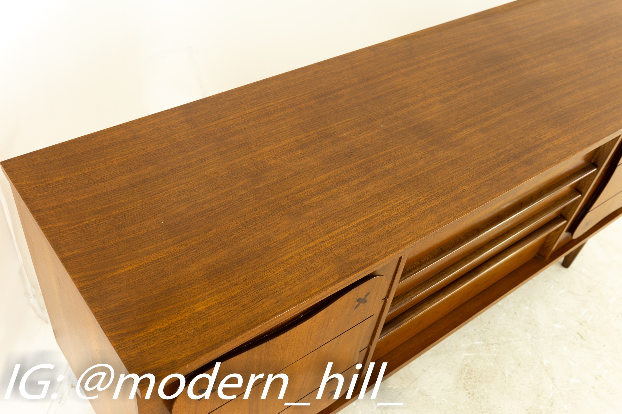 Images | Mid Century Modern Furniture - Mid Century Furniture Chicago Merton Gershun for American of Martinsville Style Bassett Mid Century 9 Drawer Lowboy Dresser