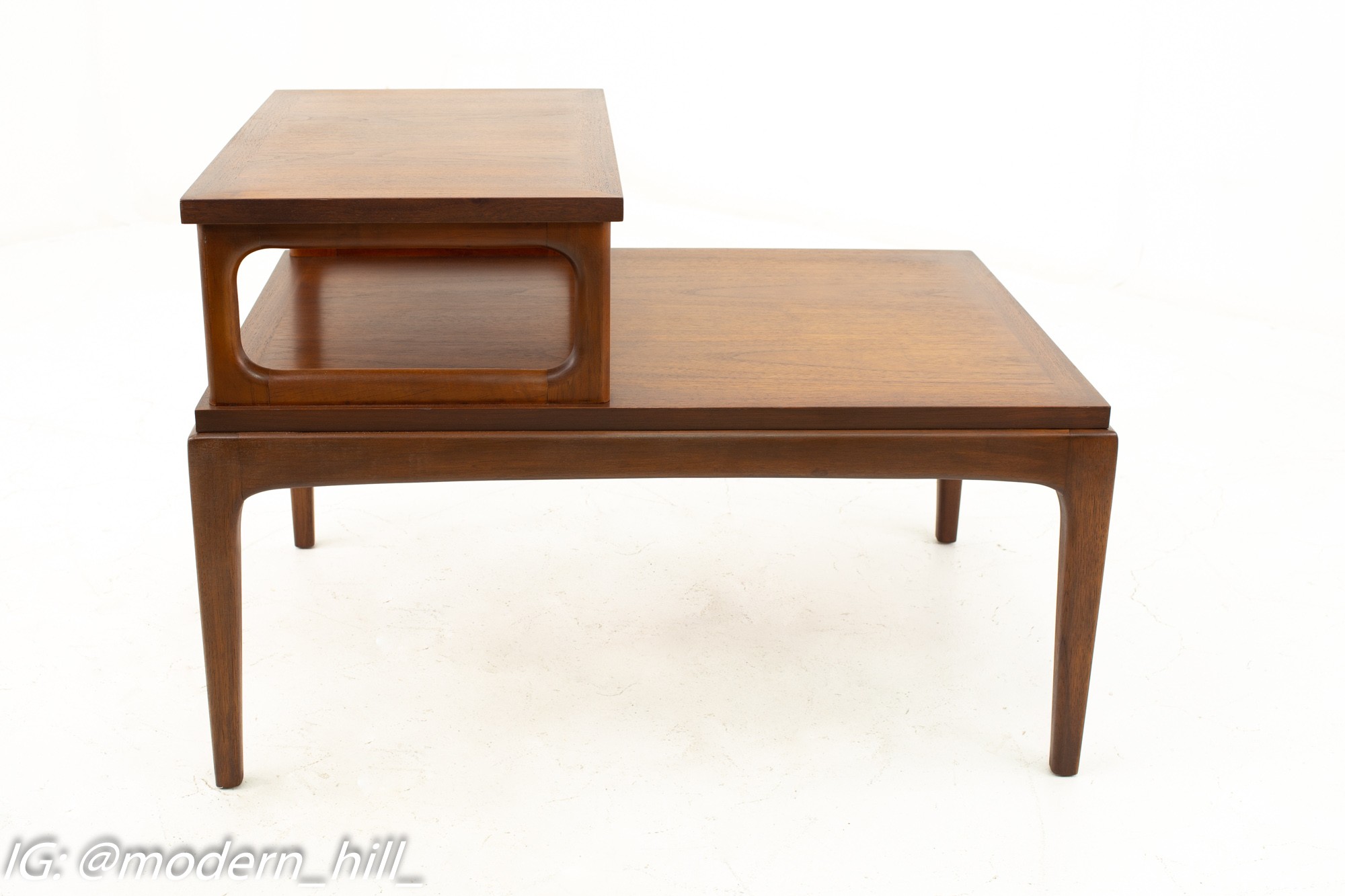 Lane Mid Century Two Tier Side Table