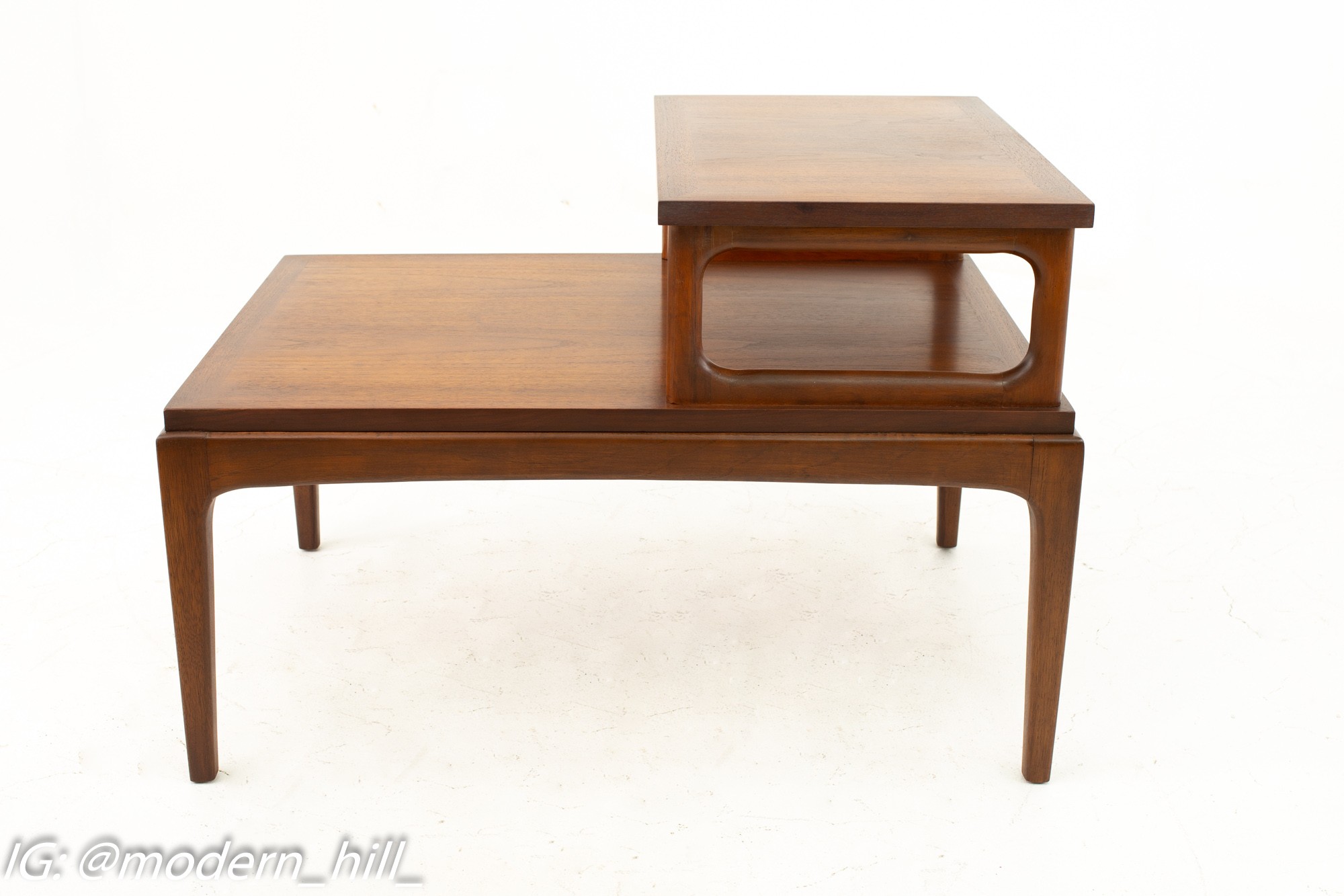 Lane Mid Century Two Tier Side Table