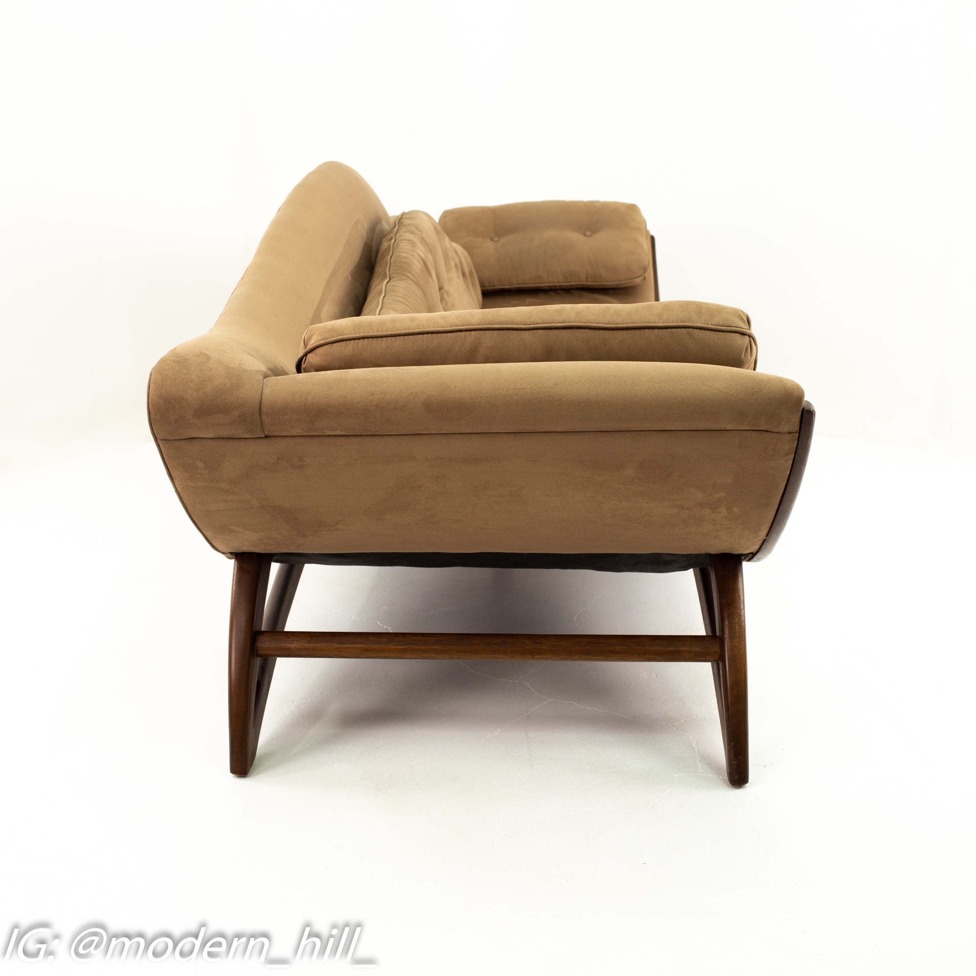 Adrian Pearsall Mid Century Camel Back Sofa