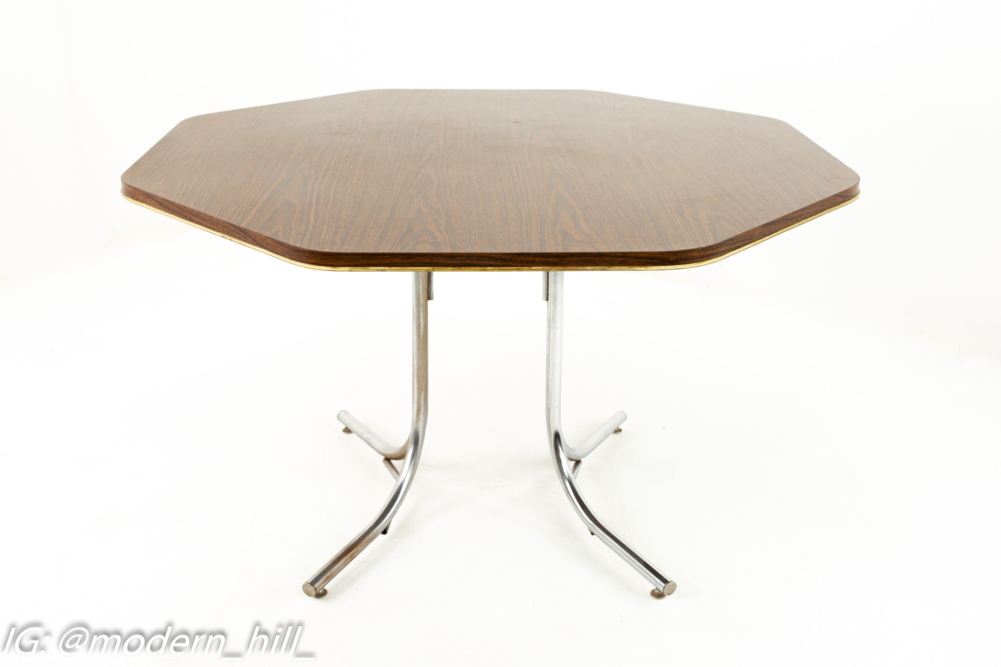 Chromcraft Mid Century Octagonal Formica Top Table