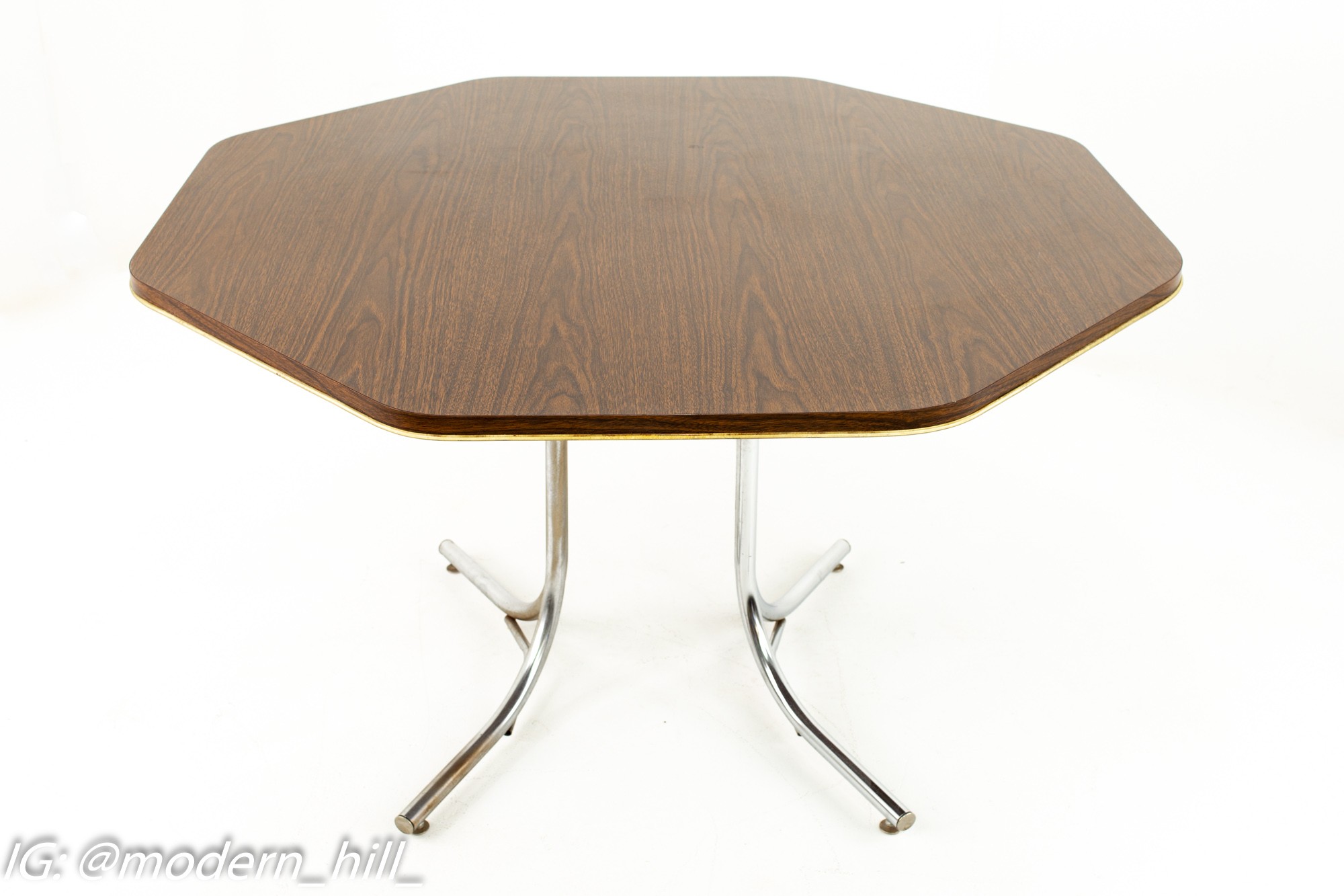 Chromcraft Mid Century Octagonal Formica Top Table