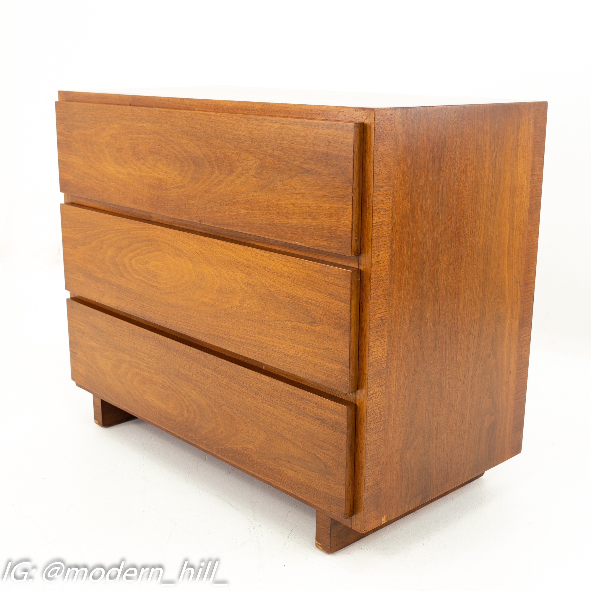 Widdicomb Mid Century 3 Drawer Dresser Chest