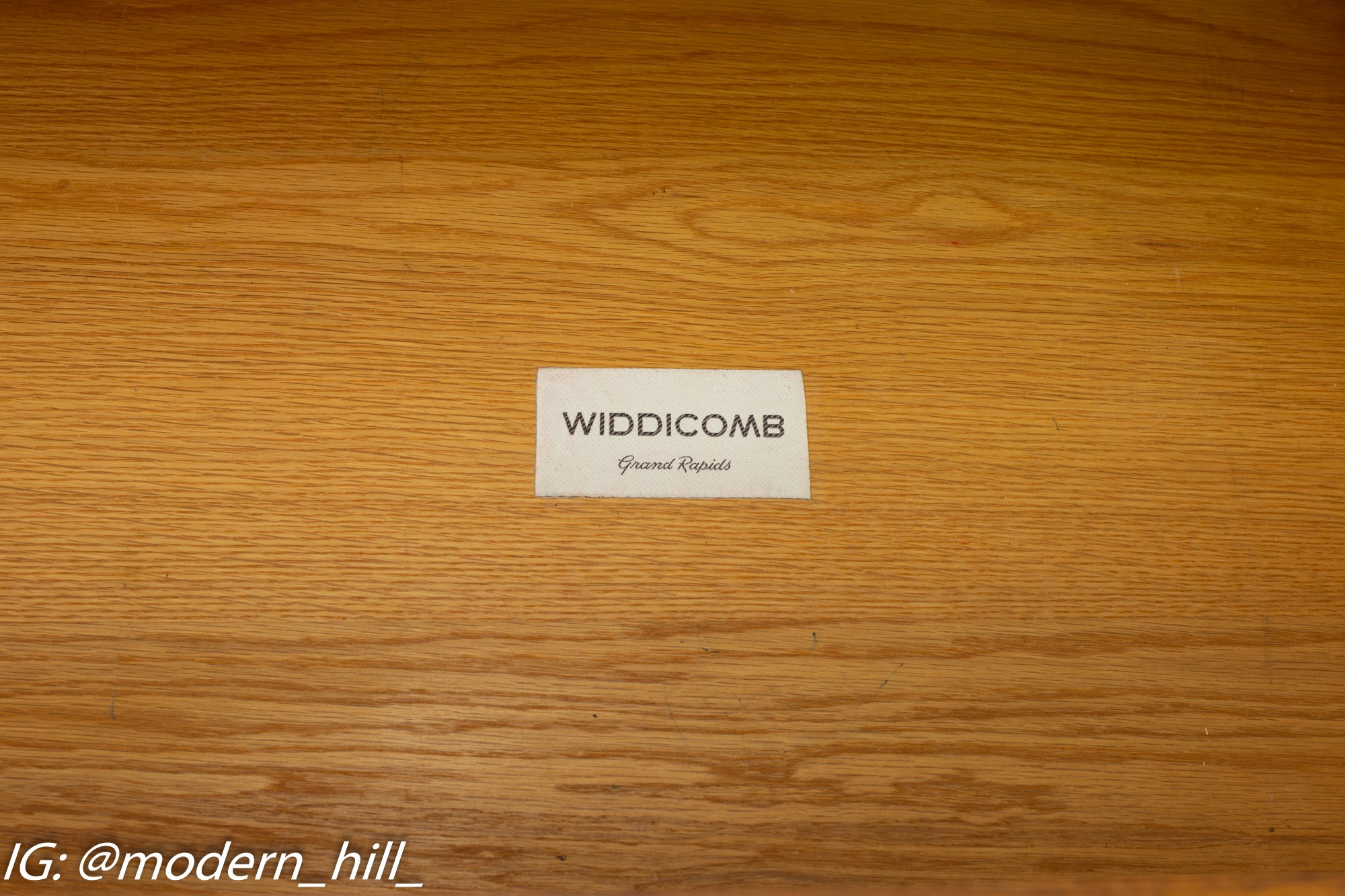 Widdicomb Mid Century 3 Drawer Dresser Chest