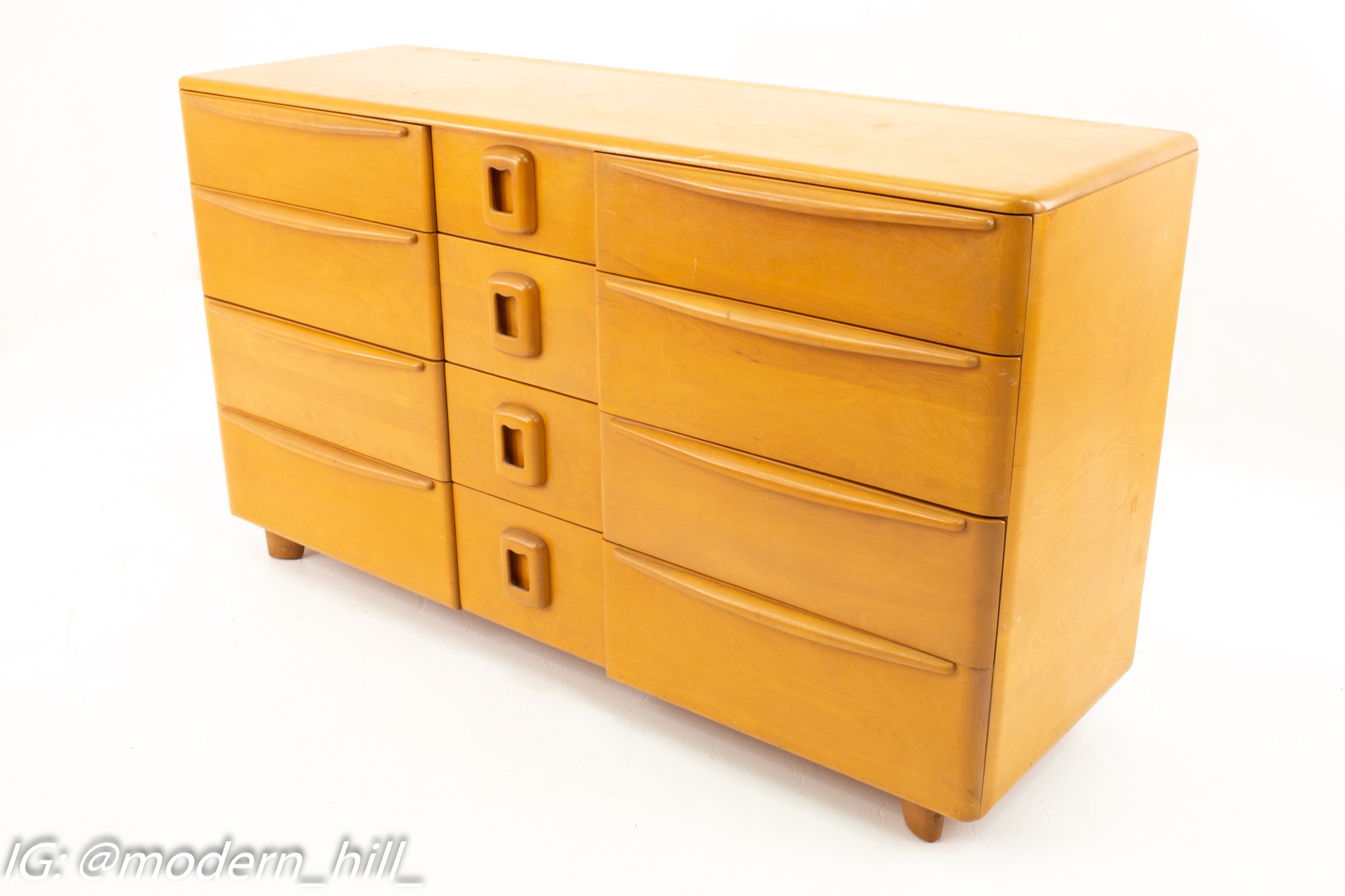 Heywood-wakefield Mid Century 12 Drawer Dresser
