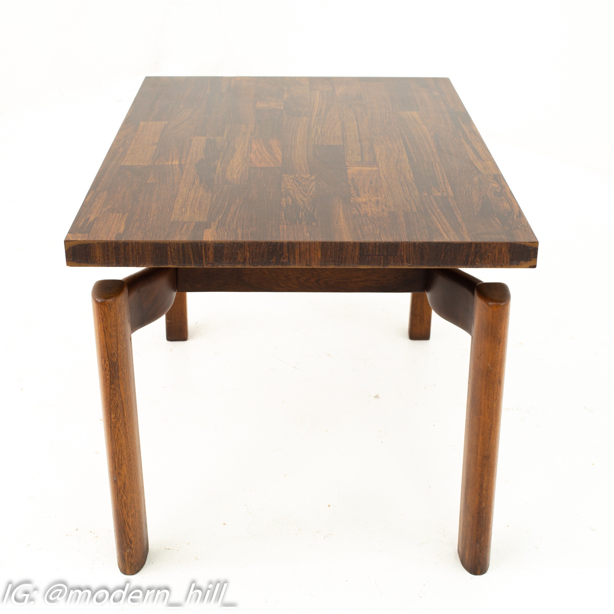 Jens Risom Style Mid Century Formula Top Side End Table