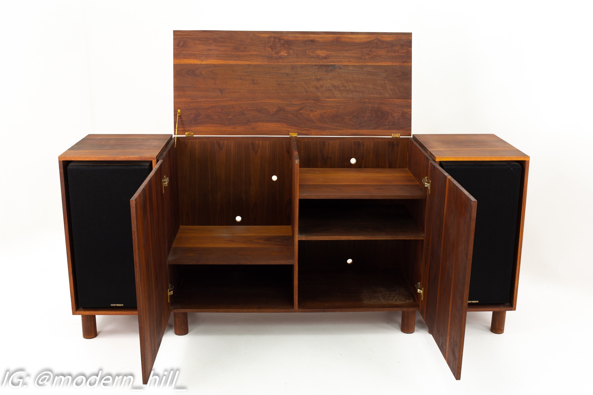 Mid Century Modern Media Console