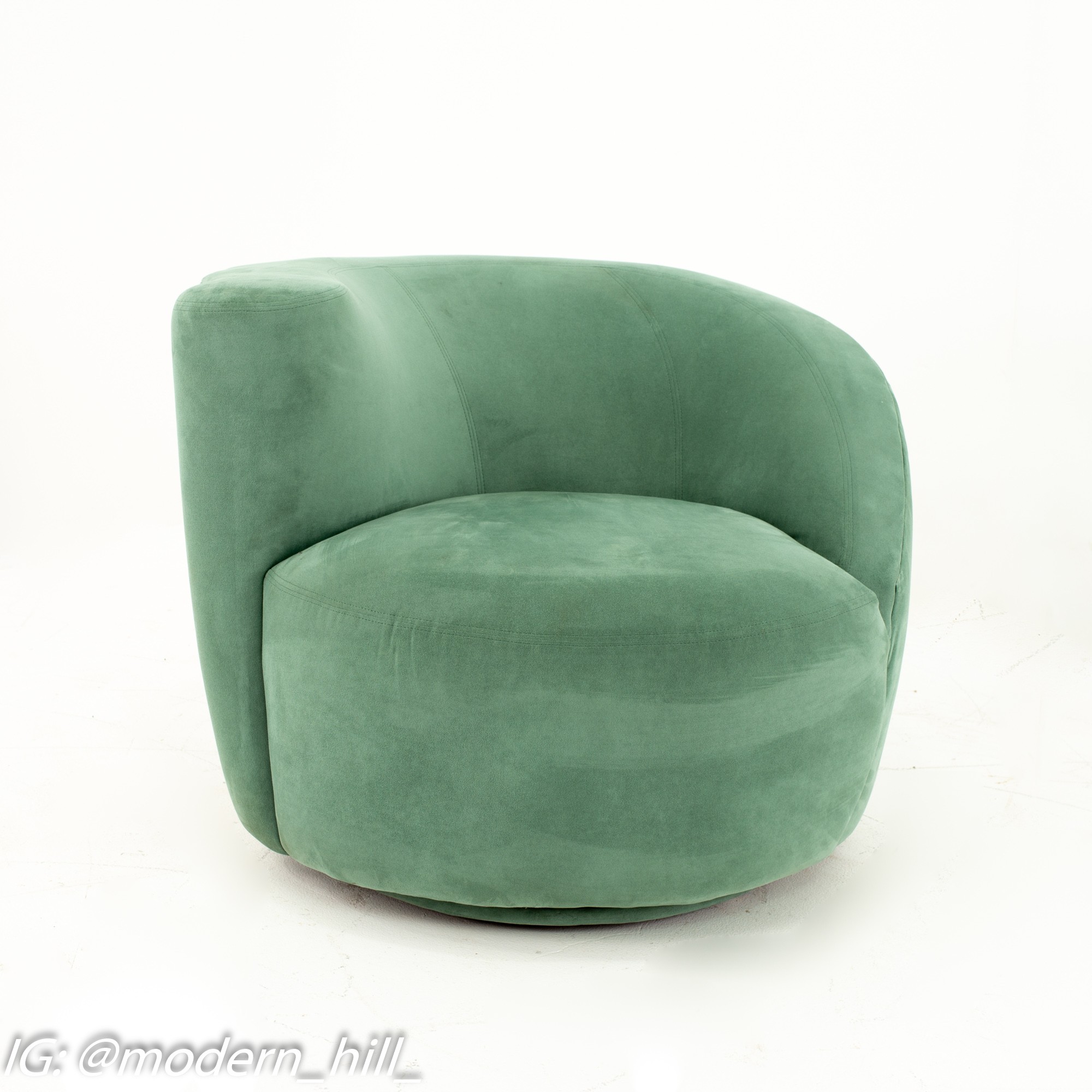 Vladimir Kagan Mid Century Nautilus Lounge Chair