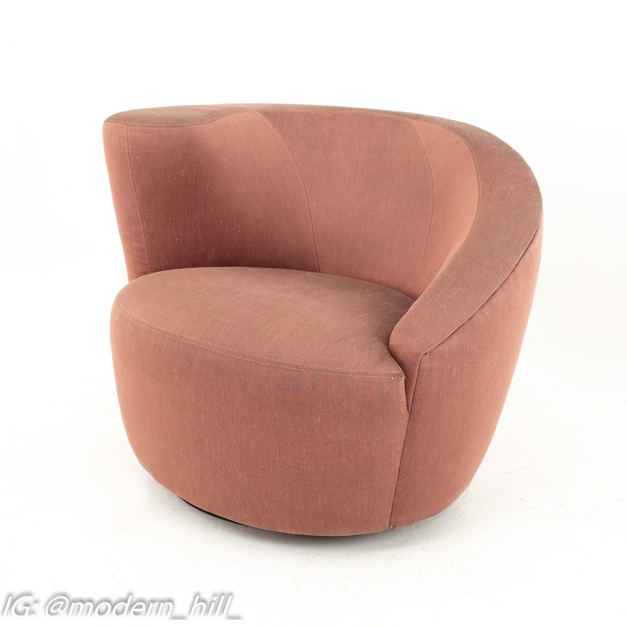Vladimir Kagan Mid Century Nautilus Lounge Chair