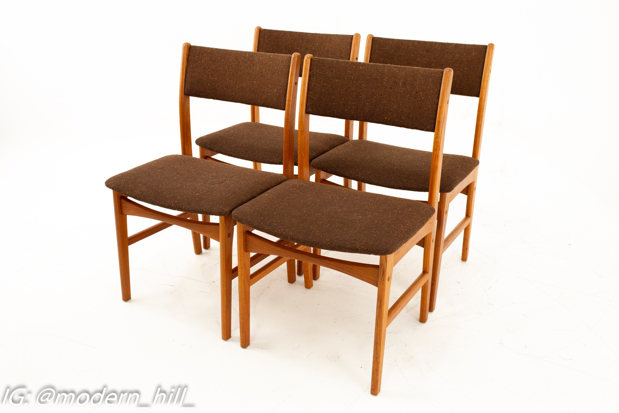 Images | Mid Century Modern Furniture - Mid Century Furniture Chicago Benny Linden Style Mid Century Dining Chairs - Set of 4