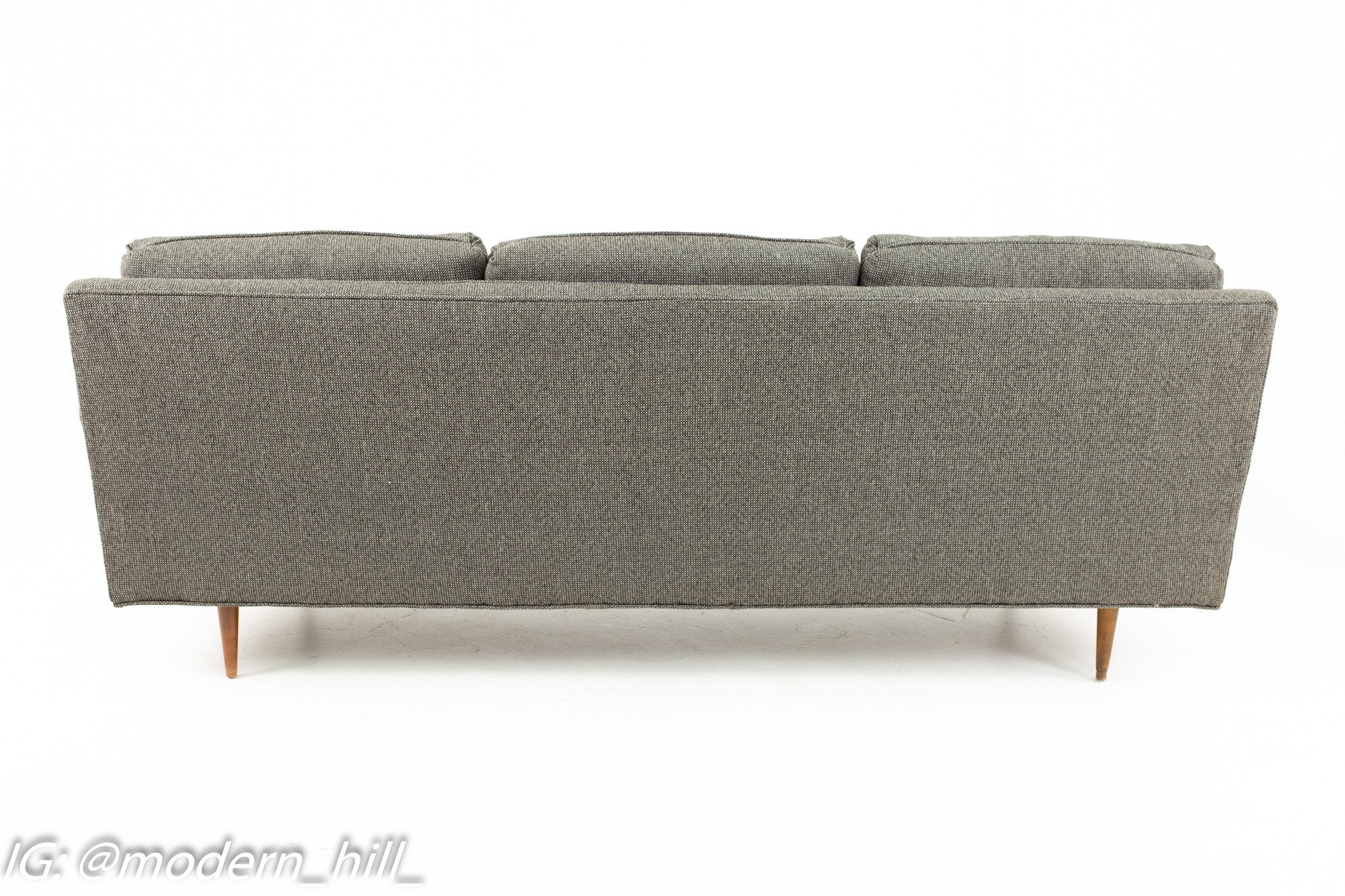 Milo Baughman Style Mid Century Custom Sofa - Pair