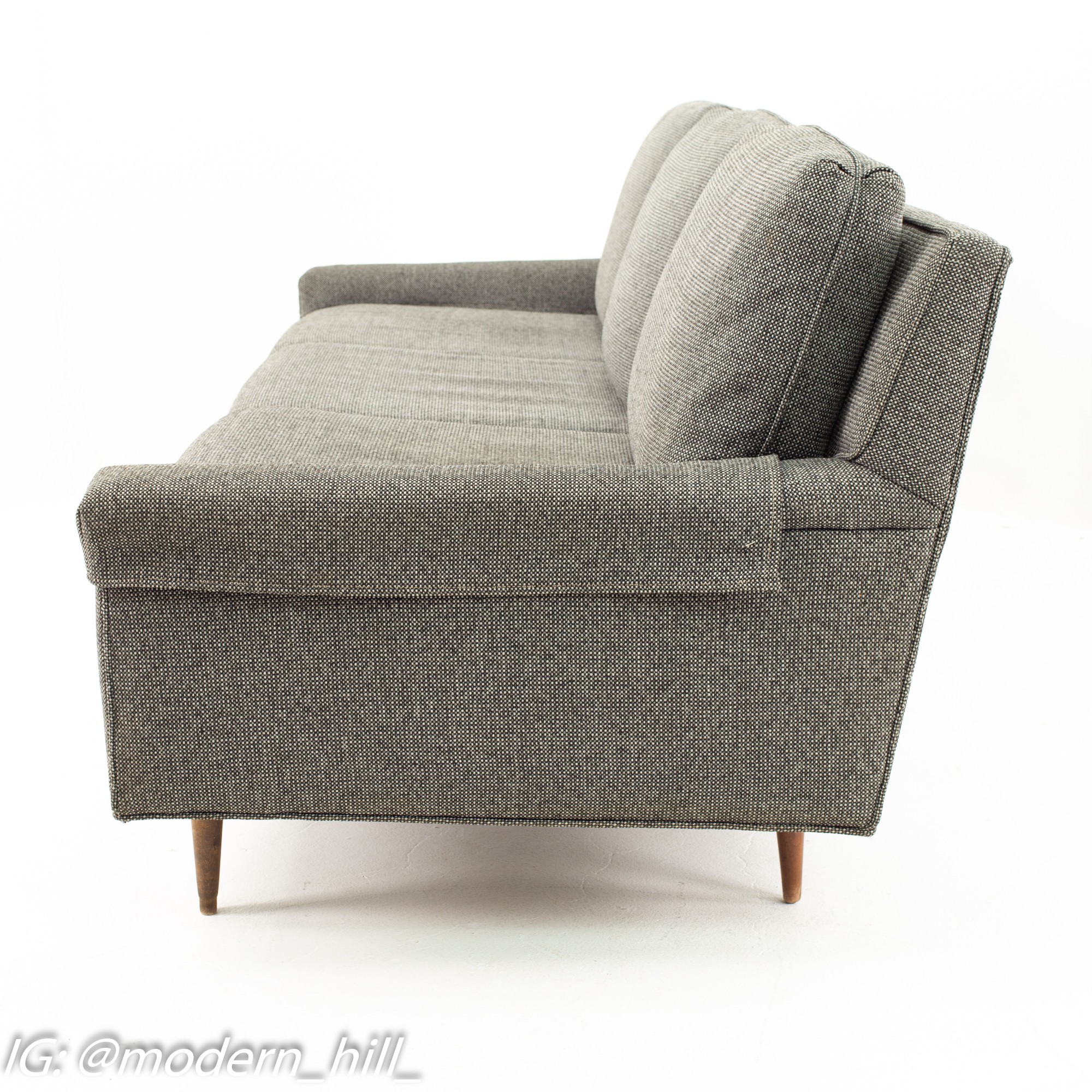 Milo Baughman Style Mid Century Custom Sofa