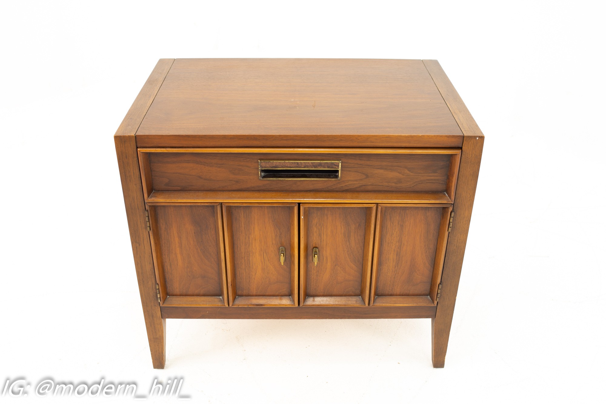 Drexel Mid Century Walnut Nightstand