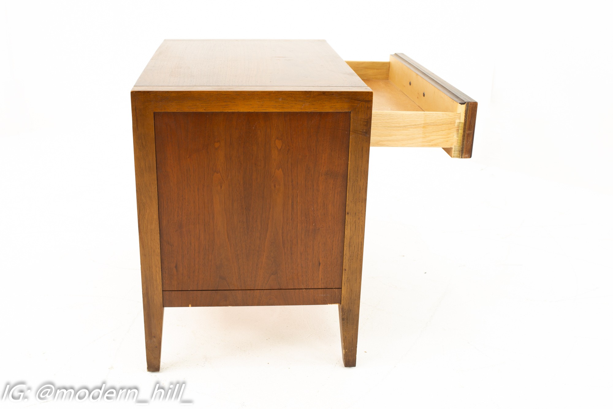 Drexel Mid Century Walnut Nightstand