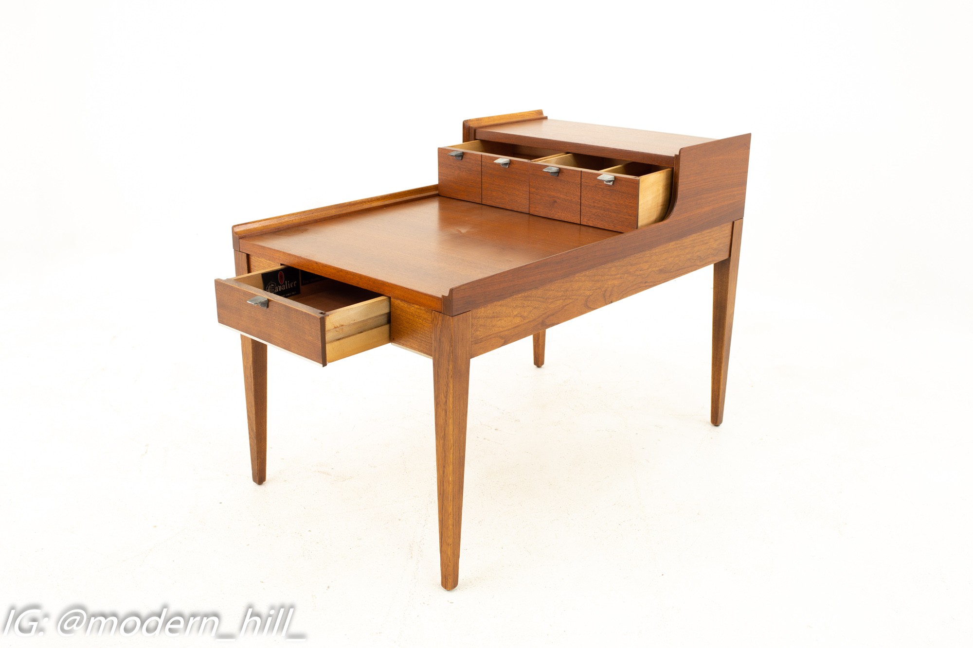 Arthur Umanoff for Cavalier Furniture Mid Century Walnut Side Table