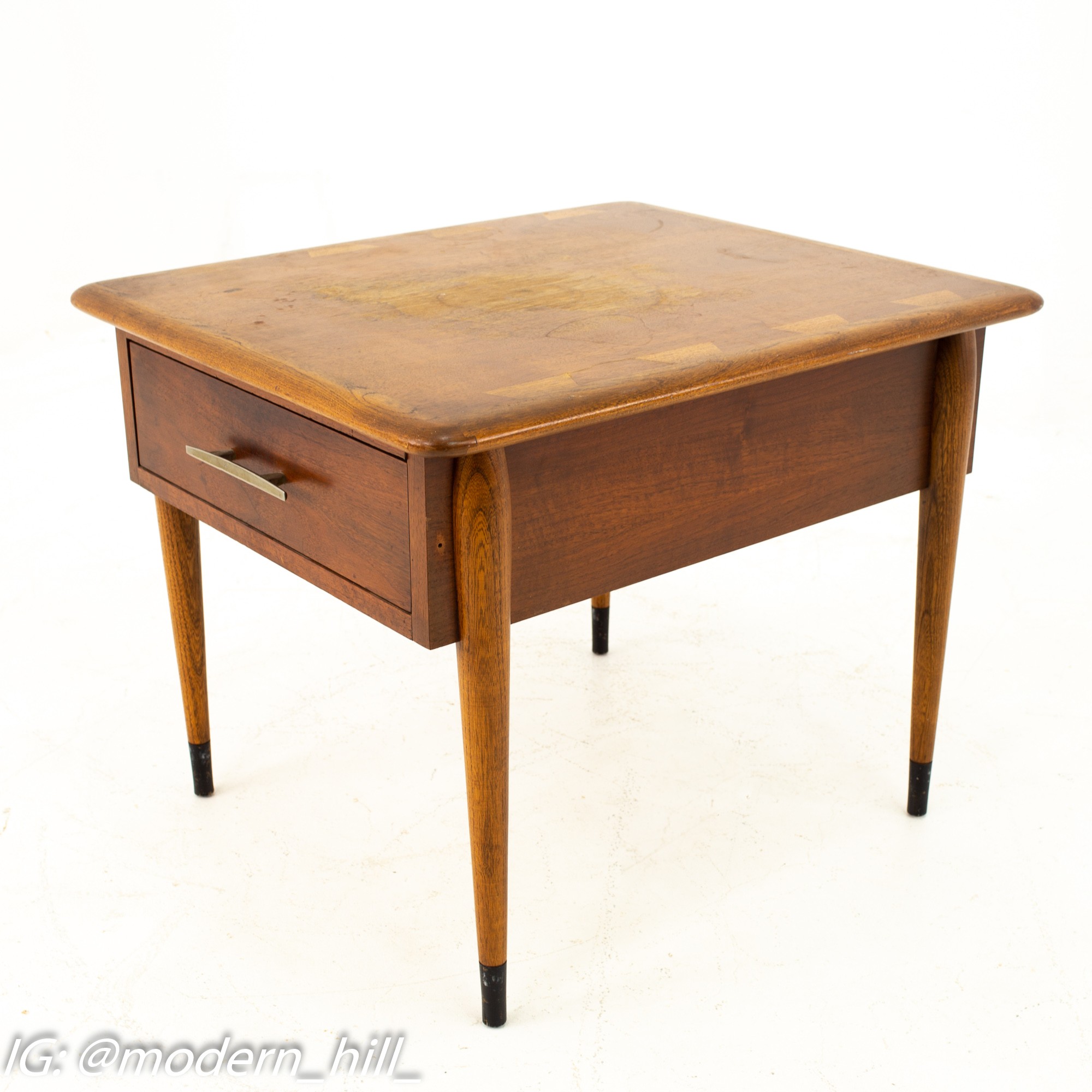 Andre Bus Lane Acclaim Mid Century Walnut Dovetail Side Table