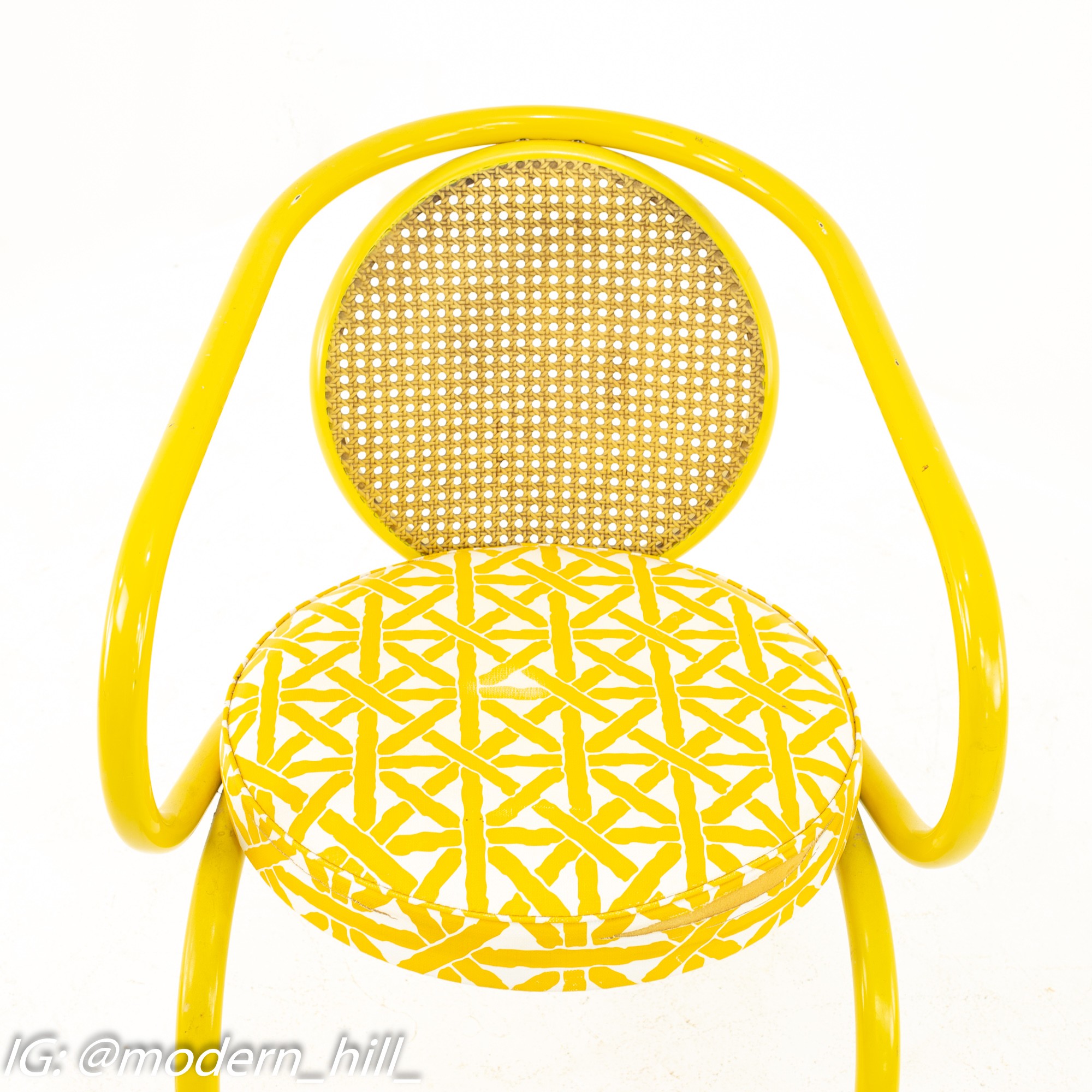 Images | Mid Century Modern Furniture - Mid Century Furniture Chicago Howell Mid Century Yellow Chairs - Pair