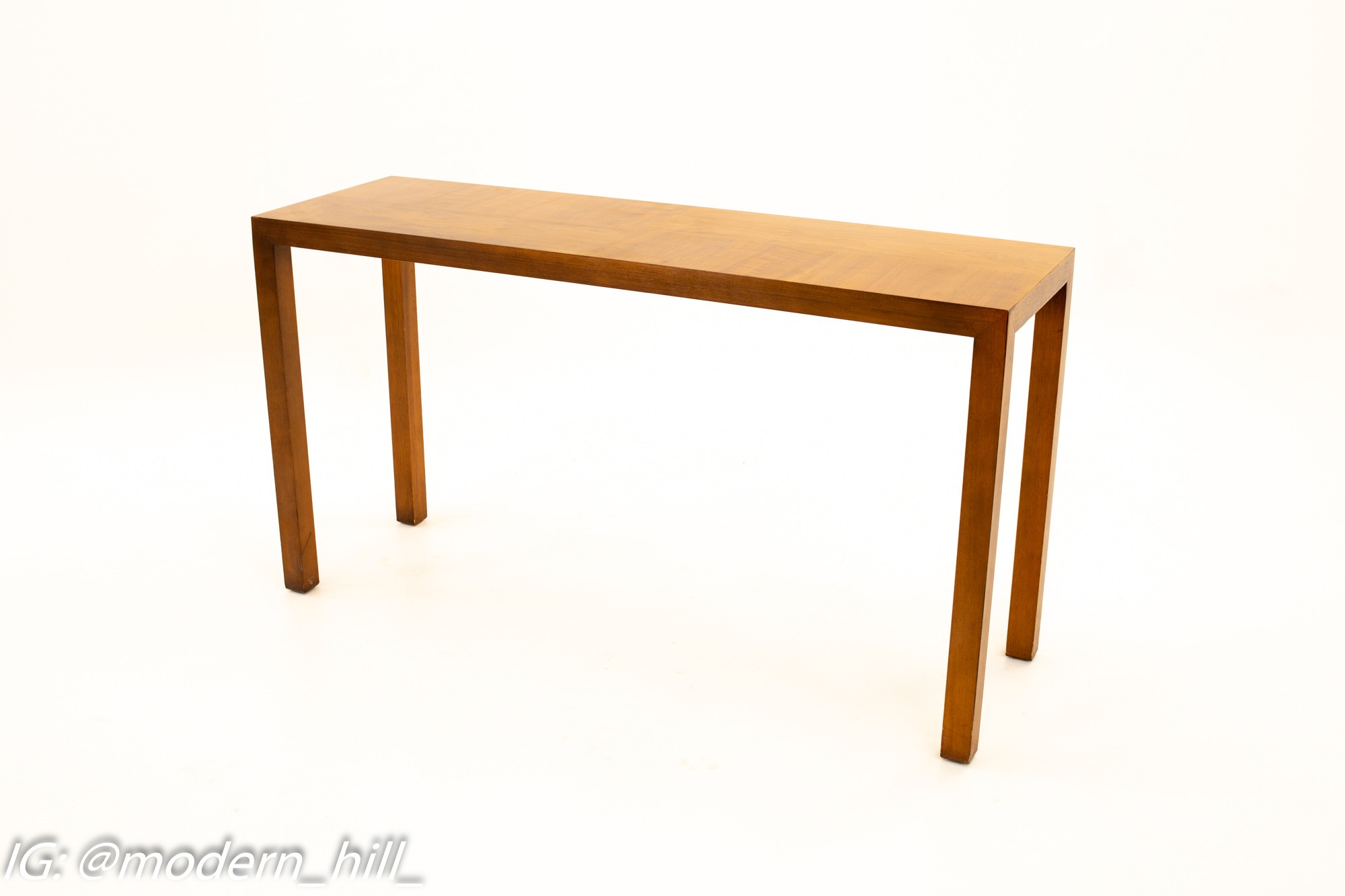 Images | Mid Century Modern Furniture - Mid Century Furniture Chicago Parsons Style Mid Century Walnut Sofa Table Console