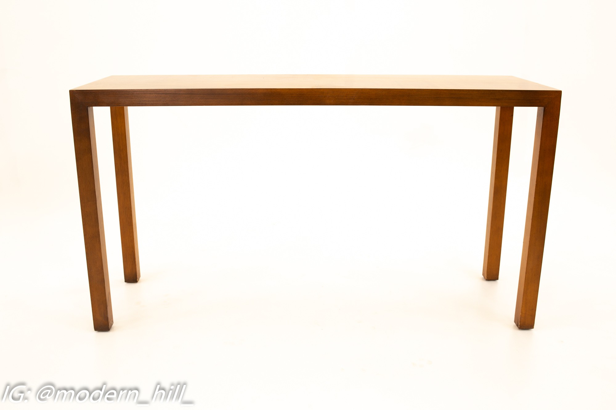Images | Mid Century Modern Furniture - Mid Century Furniture Chicago Parsons Style Mid Century Walnut Sofa Table Console