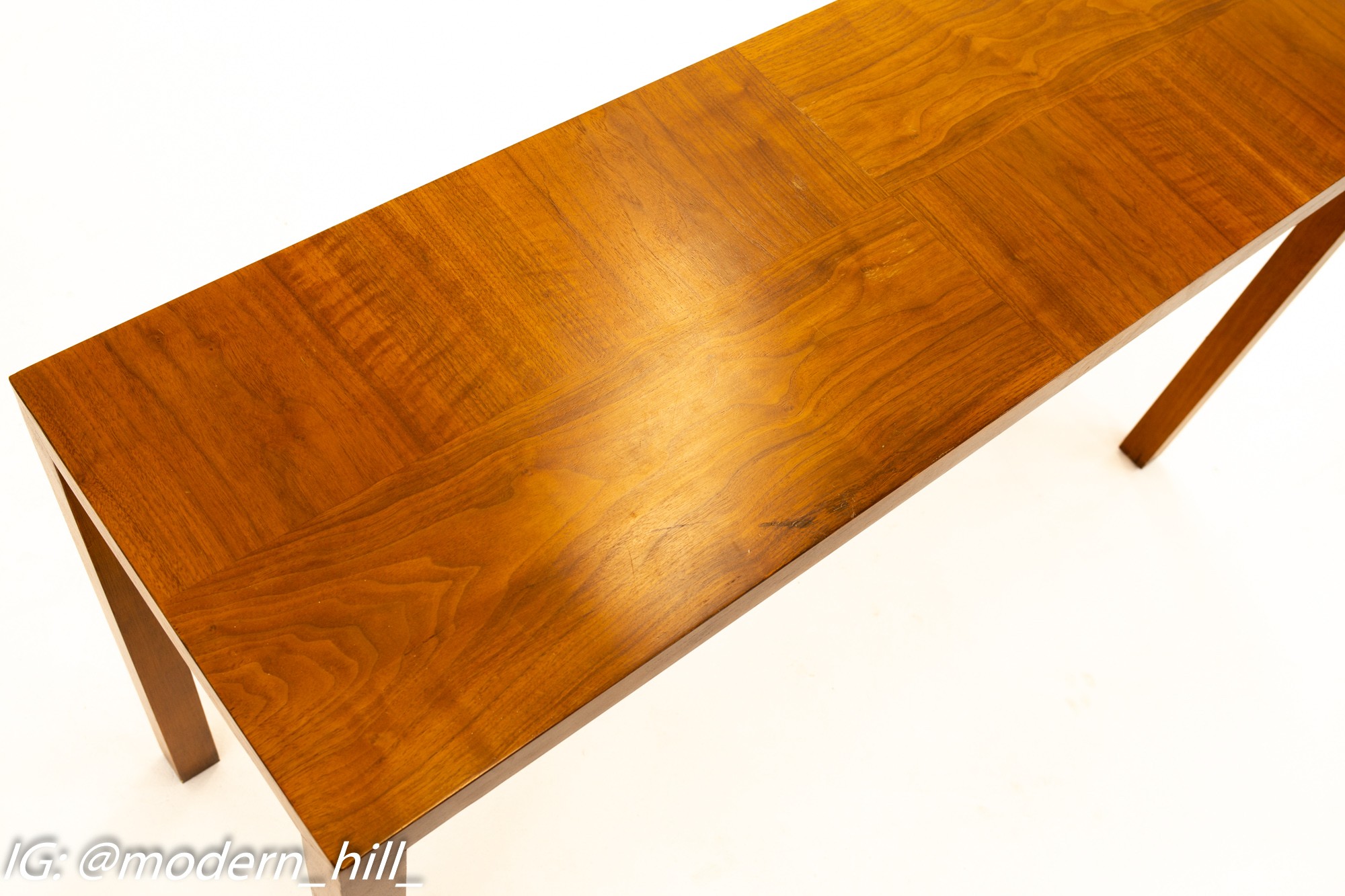 Images | Mid Century Modern Furniture - Mid Century Furniture Chicago Parsons Style Mid Century Walnut Sofa Table Console