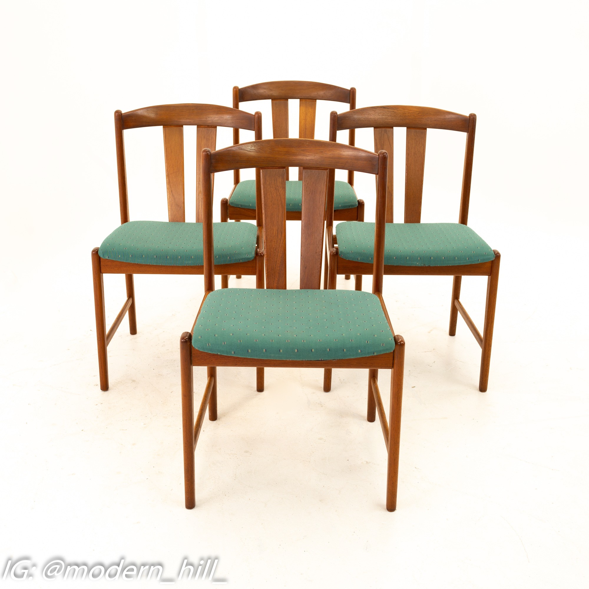 Mid Century Teak Dining Chairs - Set of 4