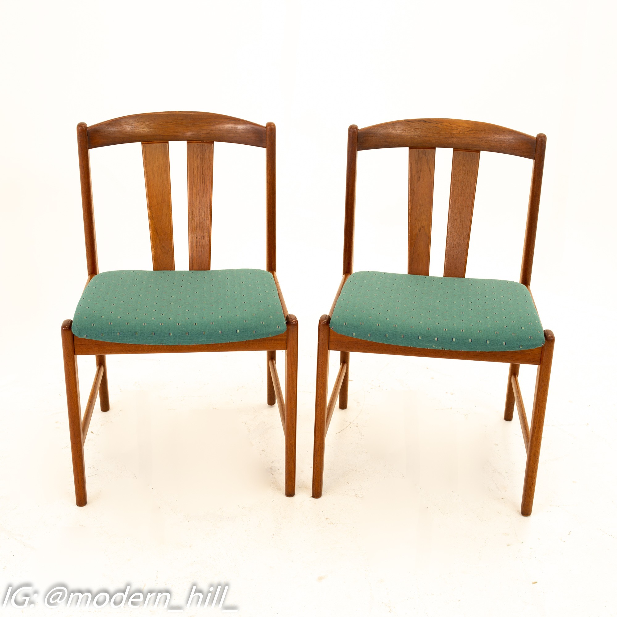 Mid Century Teak Dining Chairs - Set of 4
