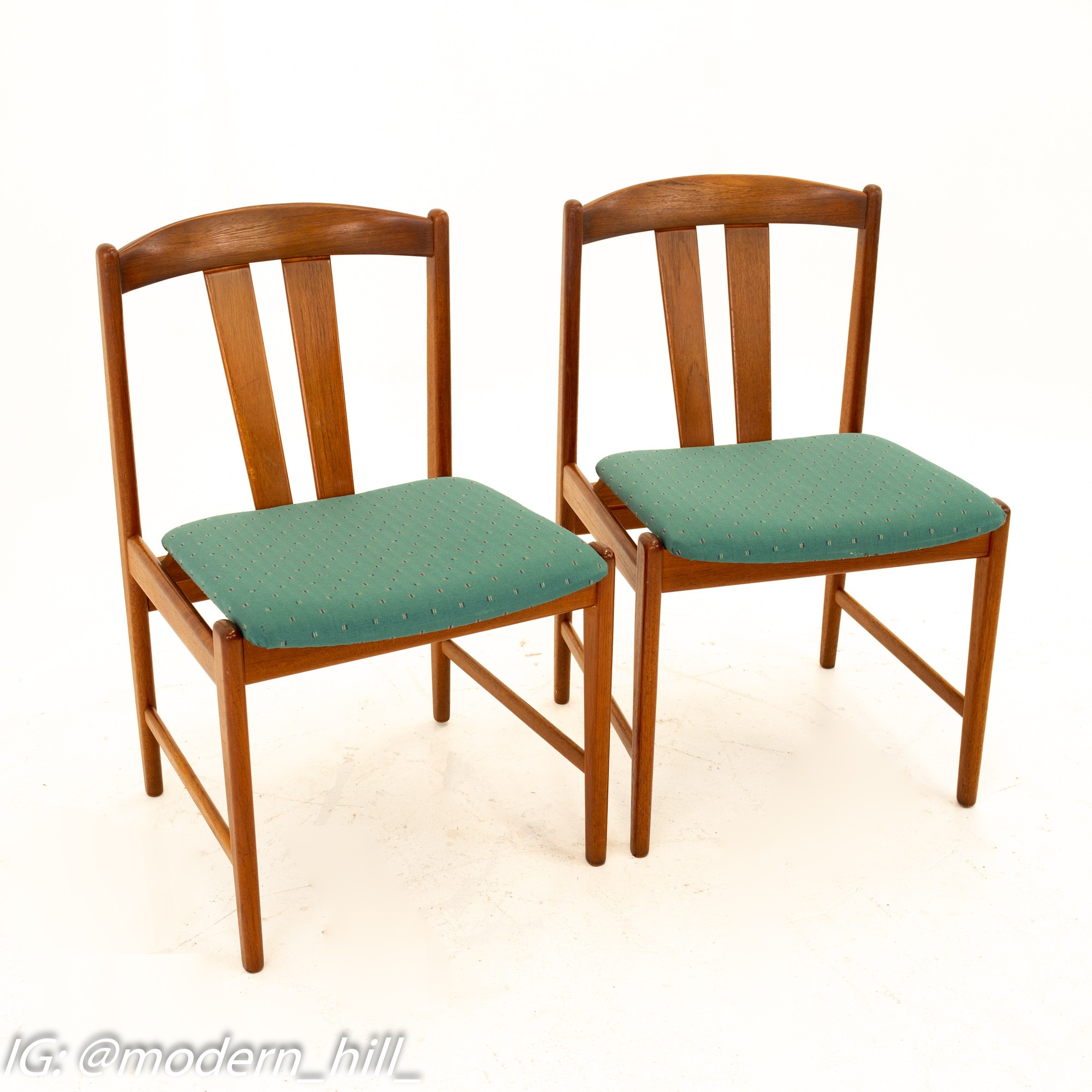 Mid Century Teak Dining Chairs - Set of 4