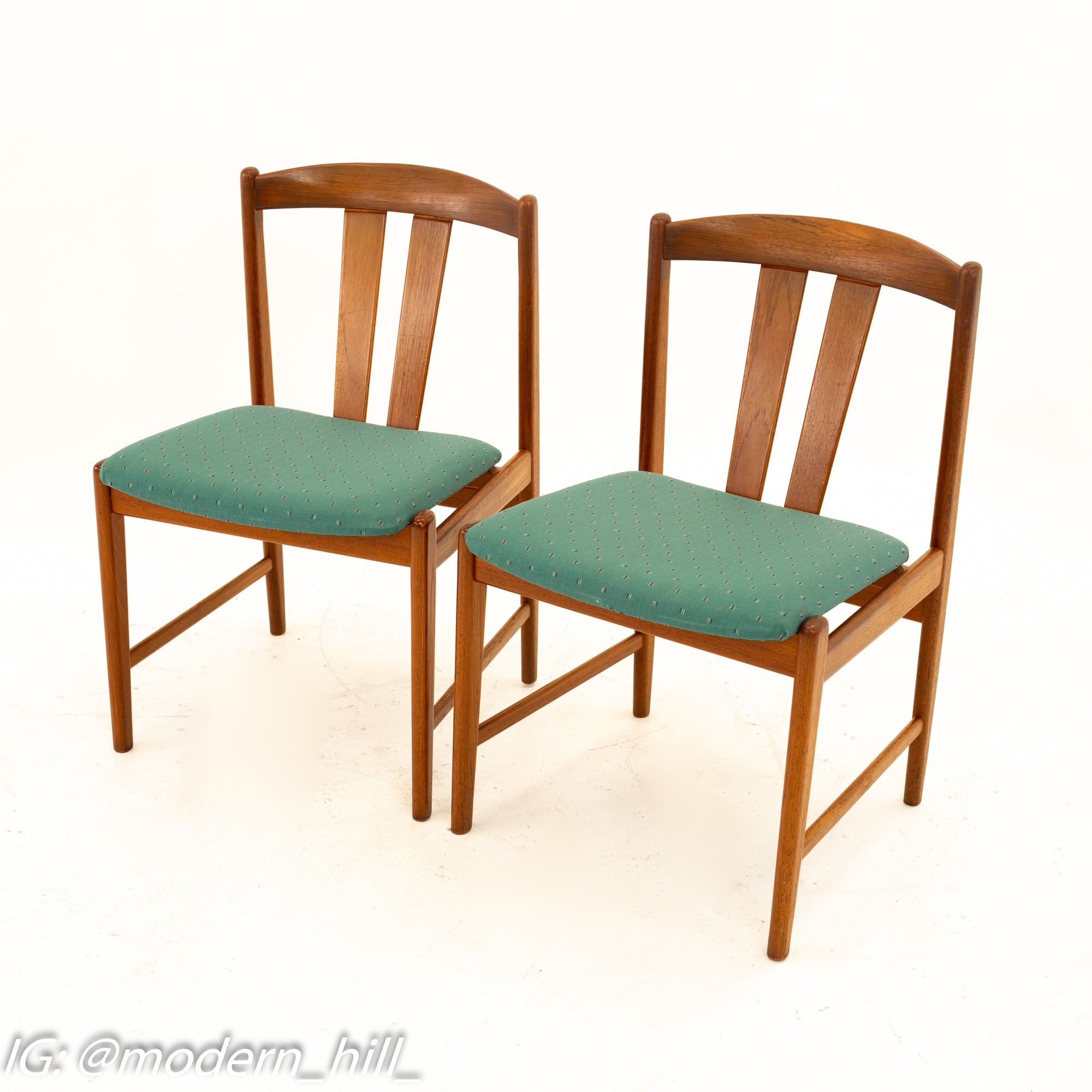Mid Century Teak Dining Chairs - Set of 4