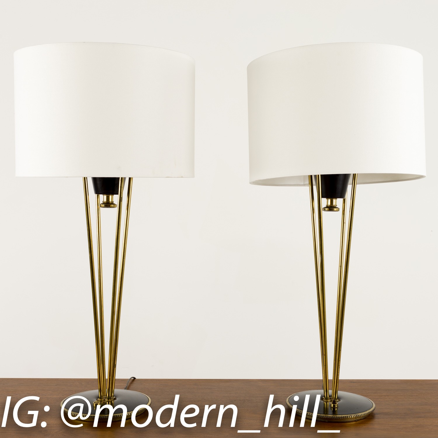 Gerald Thurston for Stiffel Table Lamps – Pair, Mid Century Modern  Furniture