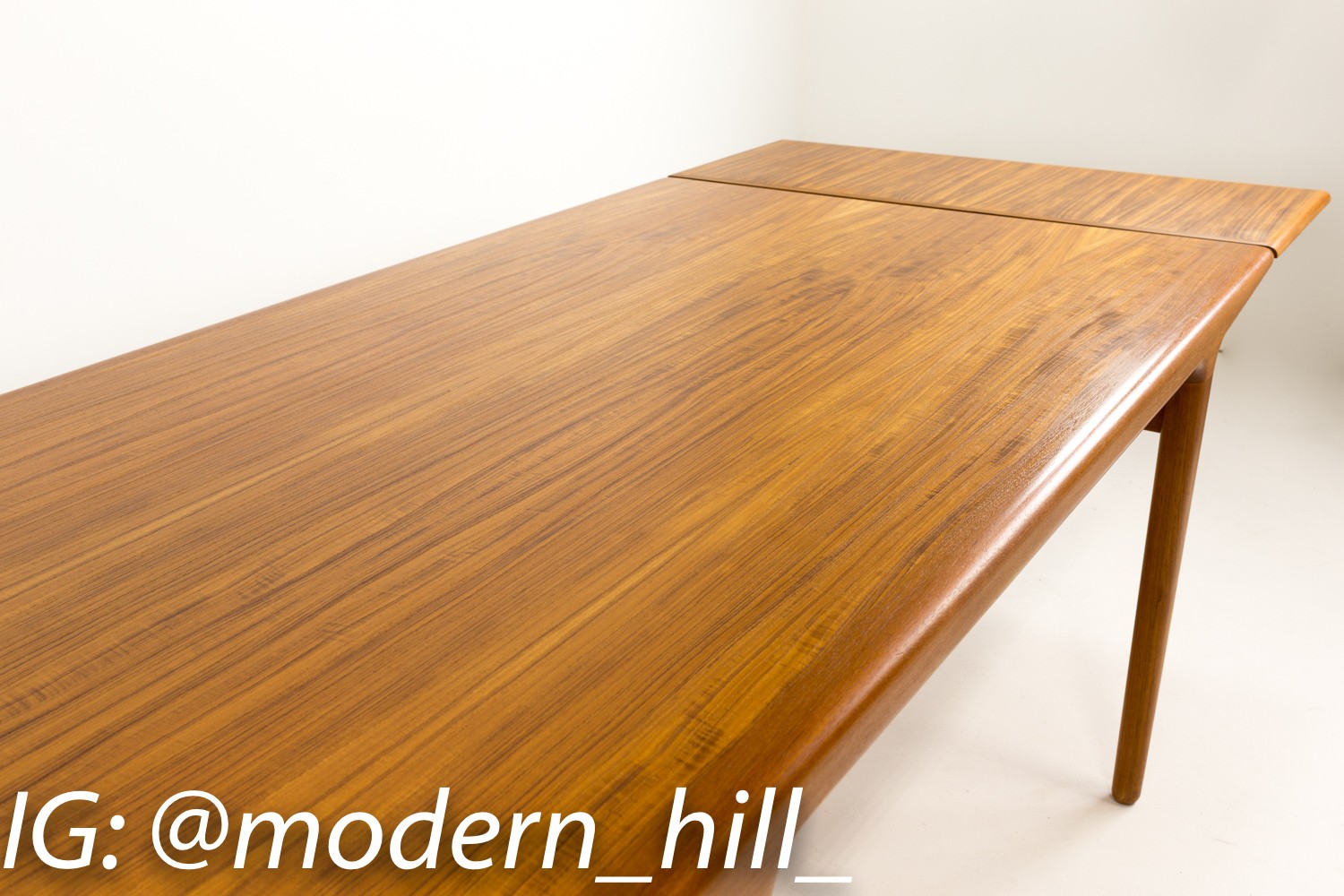 Niels Moller Teak Hidden Leaf Dining Table