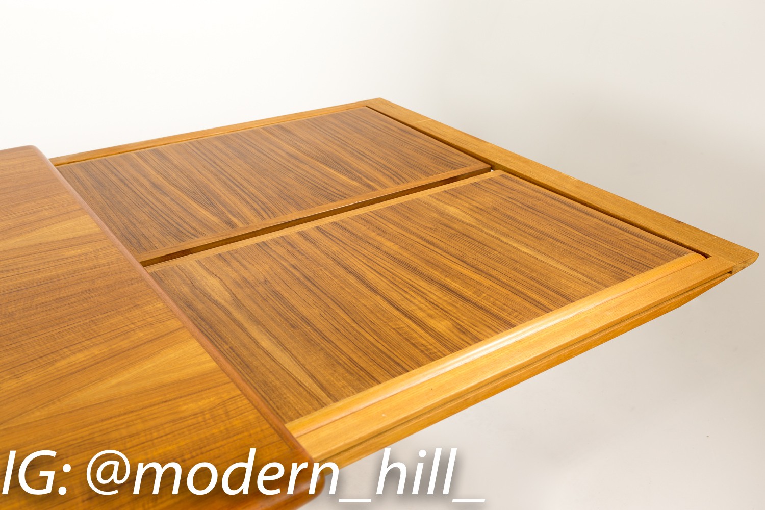 Niels Moller Teak Hidden Leaf Dining Table