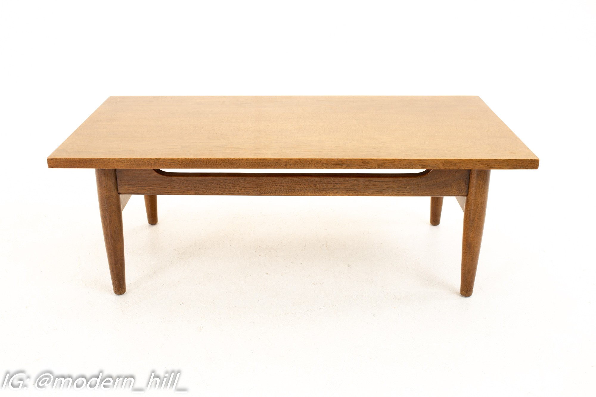 Images | Mid Century Modern Furniture - Mid Century Furniture Chicago Jens Risom Style Mid Century Walnut Coffee Table