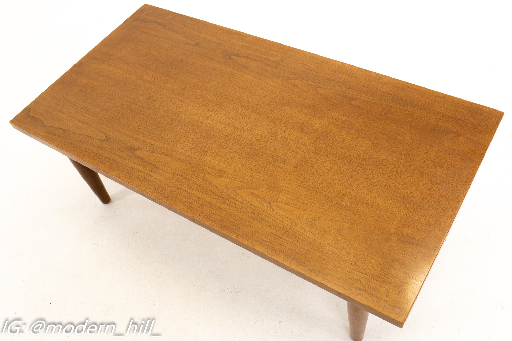 Images | Mid Century Modern Furniture - Mid Century Furniture Chicago Jens Risom Style Mid Century Walnut Coffee Table