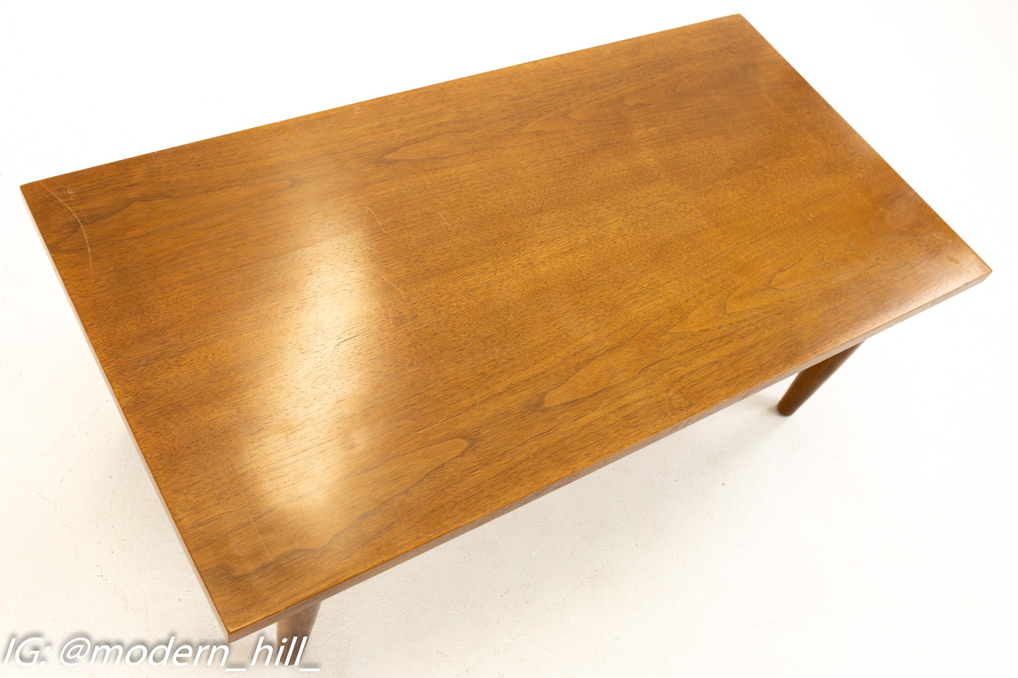 Images | Mid Century Modern Furniture - Mid Century Furniture Chicago Jens Risom Style Mid Century Walnut Coffee Table