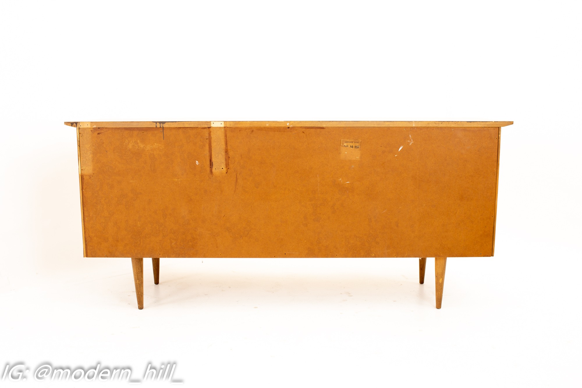 Bassett Furniture Mid Century Lowboy Dresser