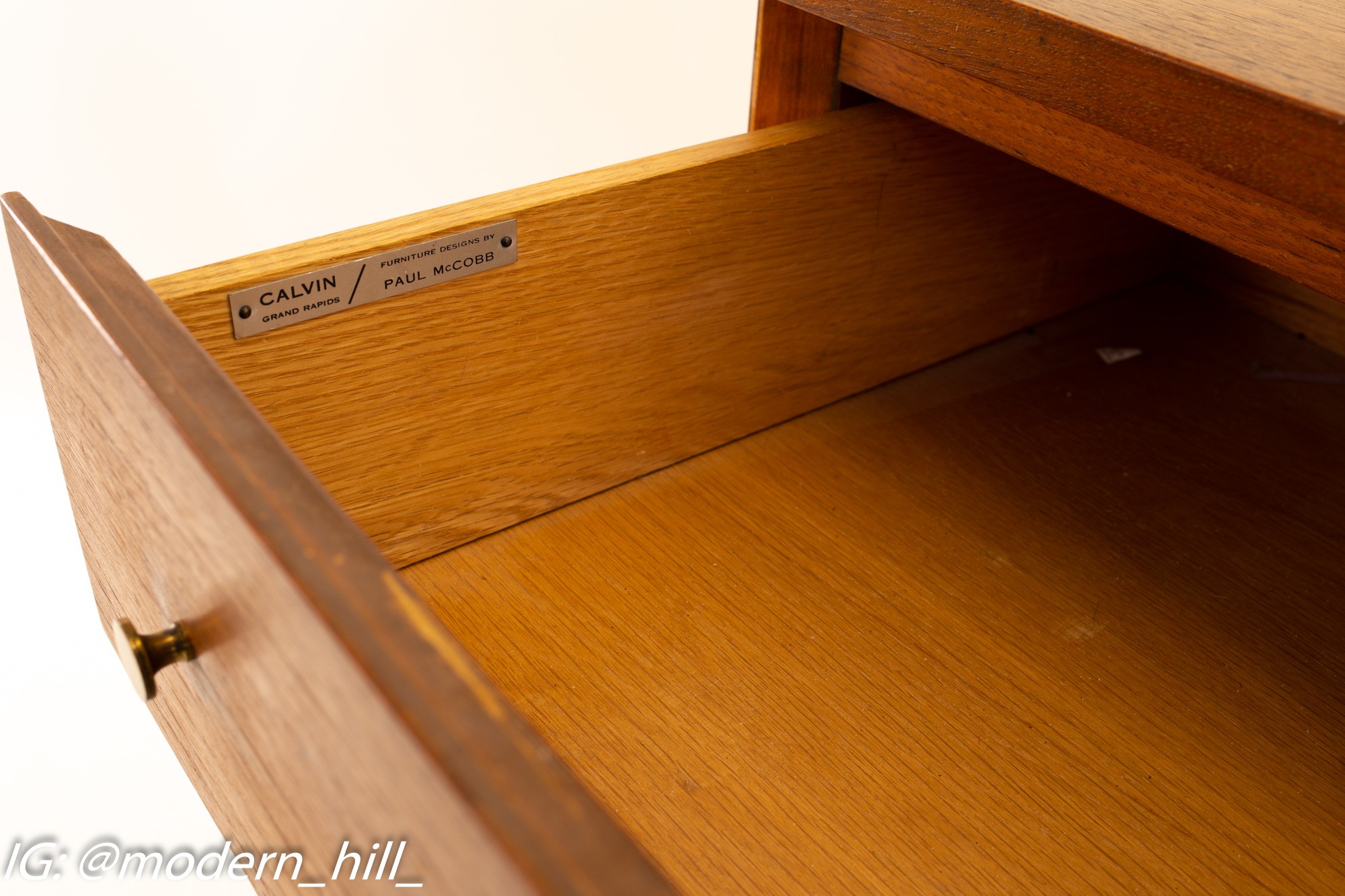 Paul McCobb for Calvin Irwin Collection Mid Century 8 Drawer Lowboy Dresser