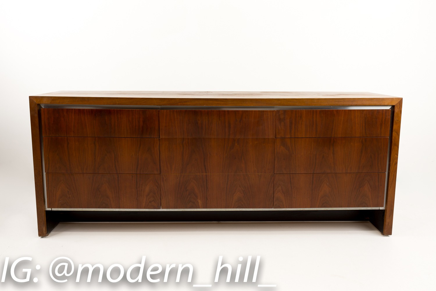 Milo Baughman for Dillingham Lowboy Chest of Drawers