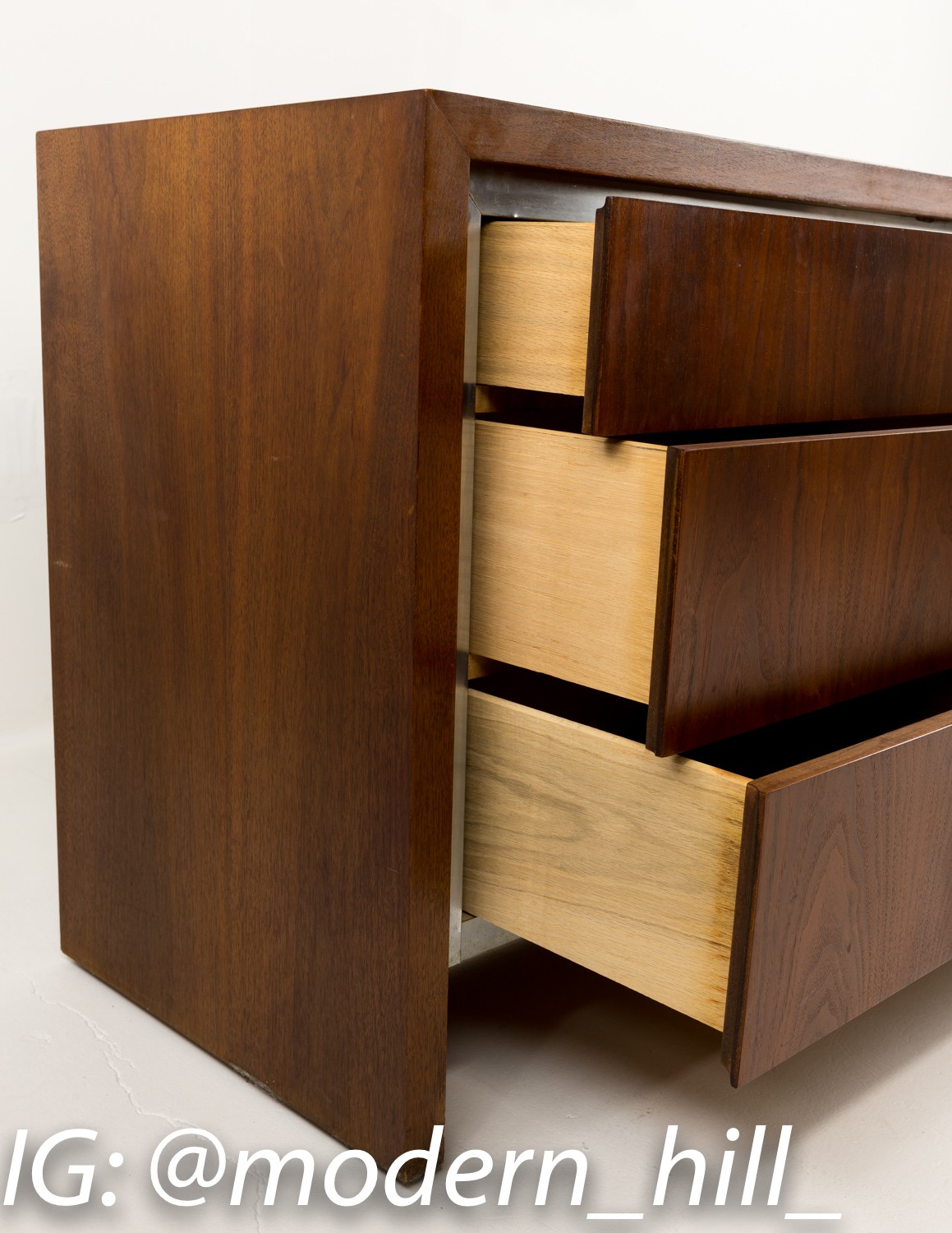 Milo Baughman for Dillingham Lowboy Chest of Drawers
