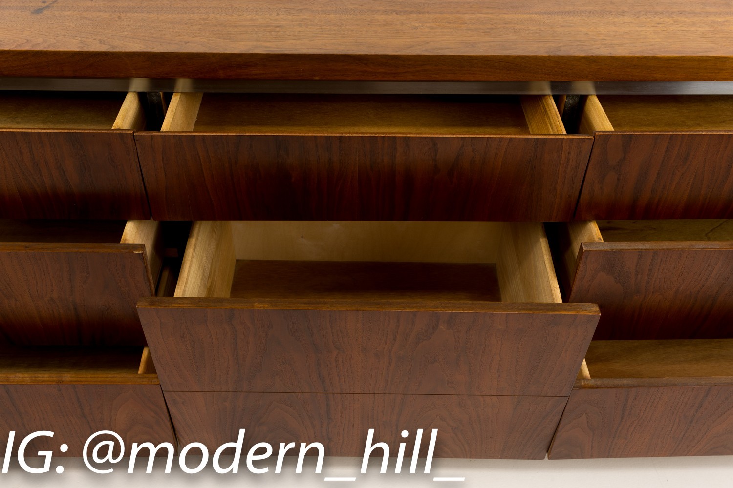 Milo Baughman for Dillingham Lowboy Chest of Drawers