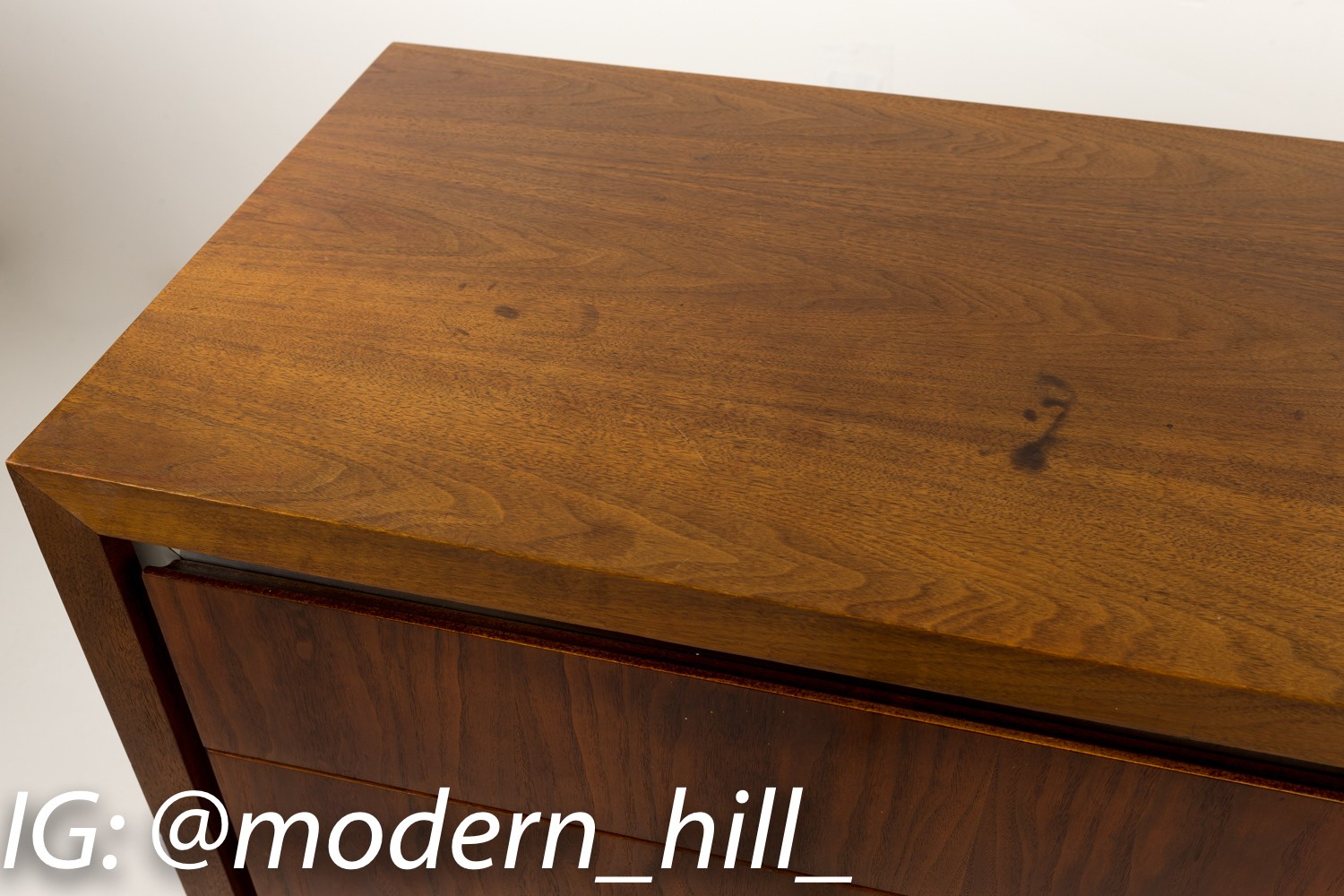 Milo Baughman for Dillingham Lowboy Chest of Drawers