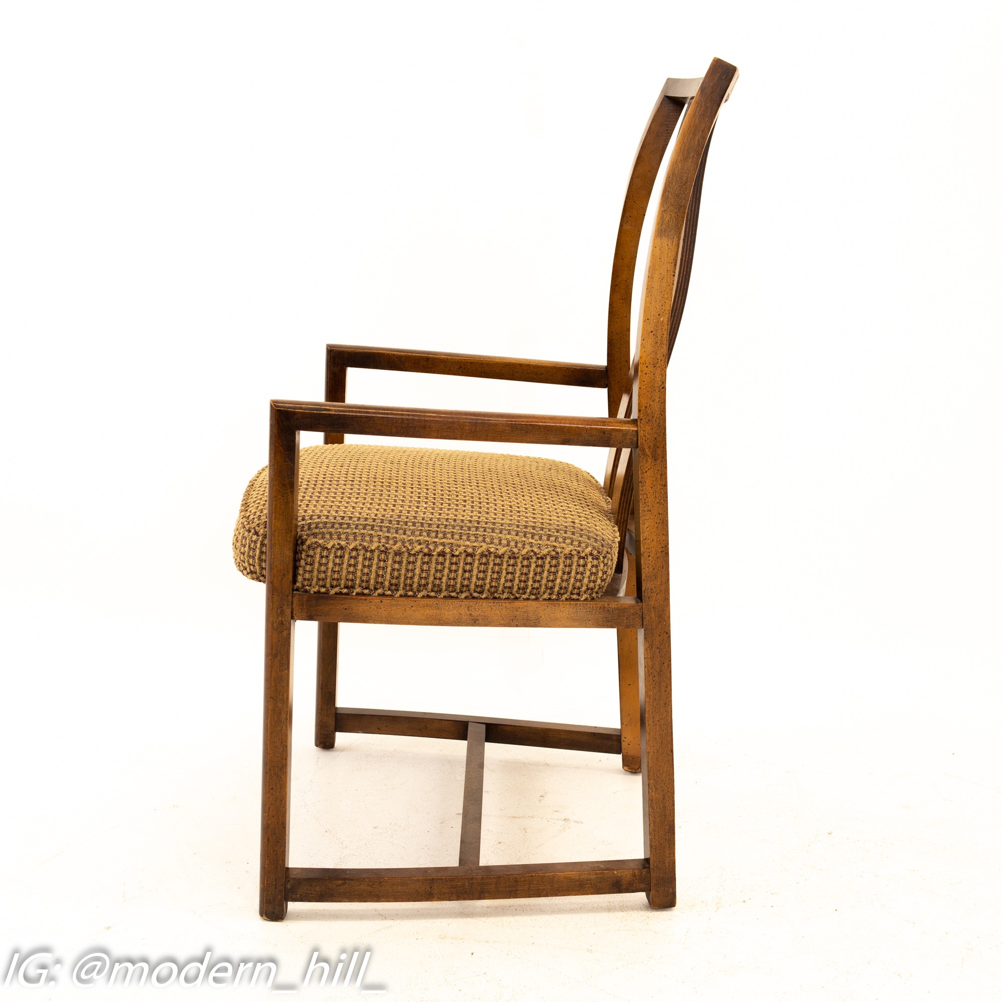 Knoll Mid Century Mahogany Dining Chairs - Set of 6