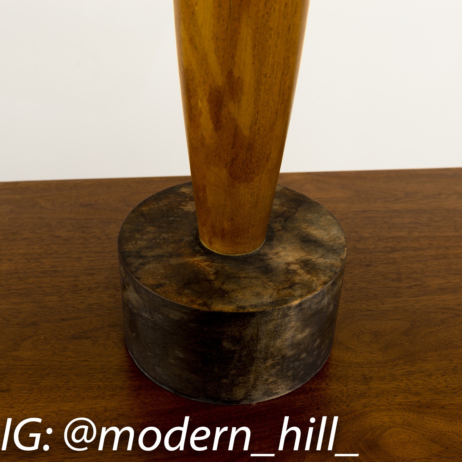 Mid-century Bowling Pin Table Lamp