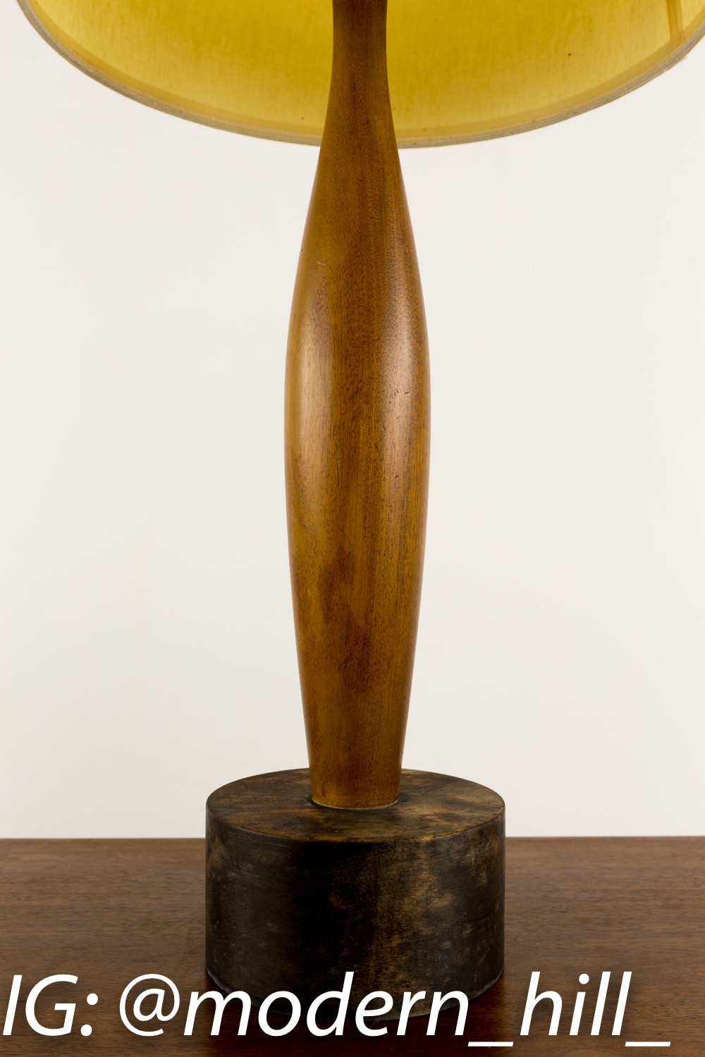 Mid-century Bowling Pin Table Lamp