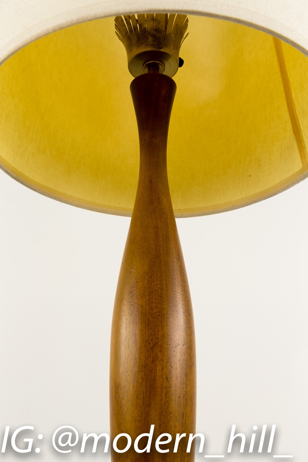Mid-century Bowling Pin Table Lamp