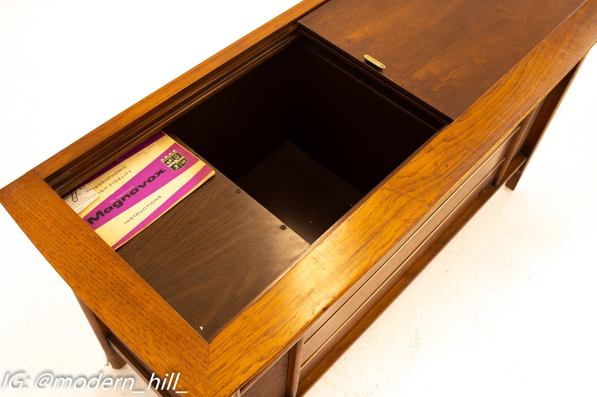 Magnavox Mid Century Walnut Stereo Console