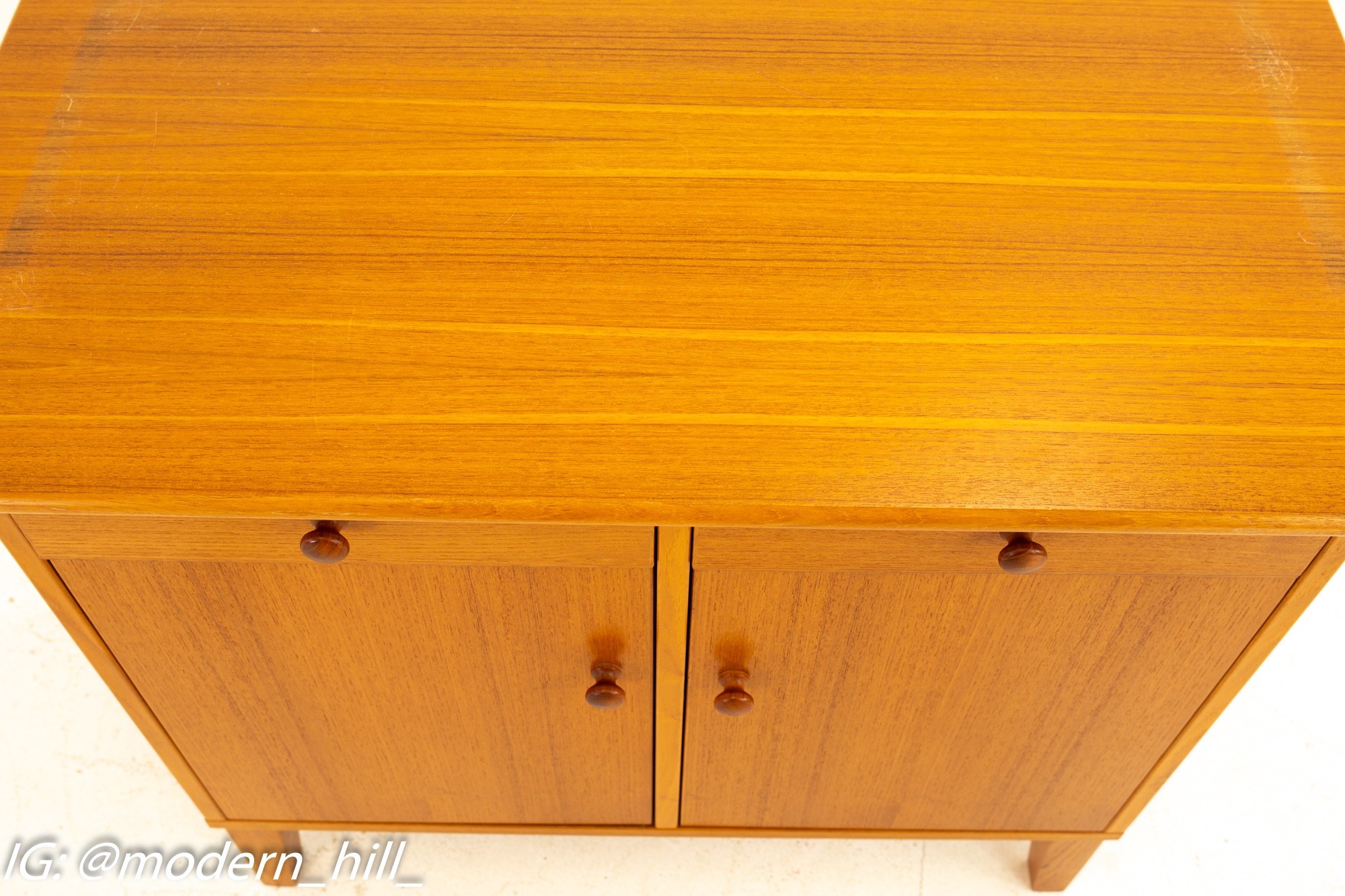 Ansager Mobler Mid Century Petite Teak Buffet and Hutch