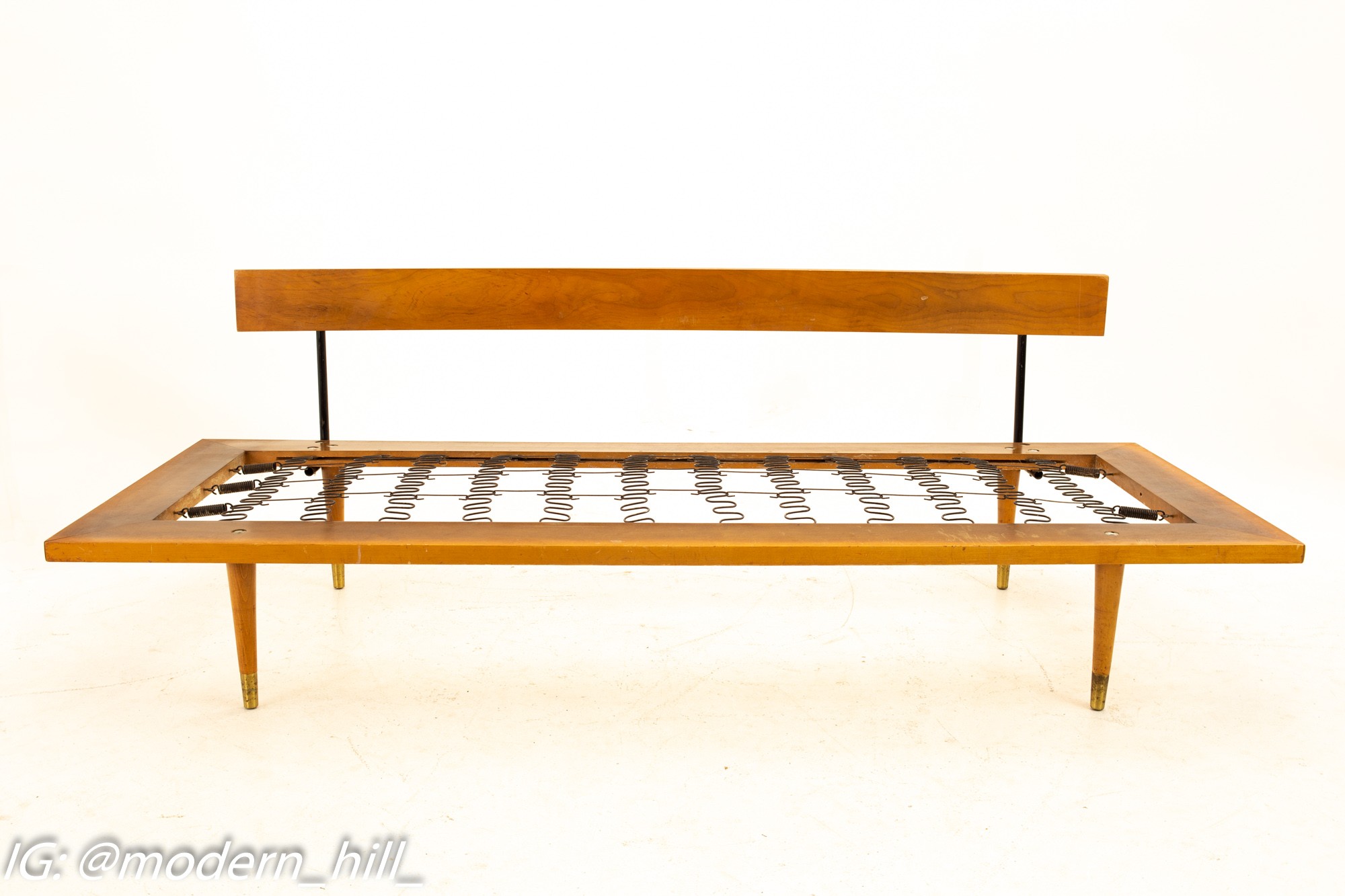 George Nelson for Herman Miller Style Mid Century Walnut Daybed