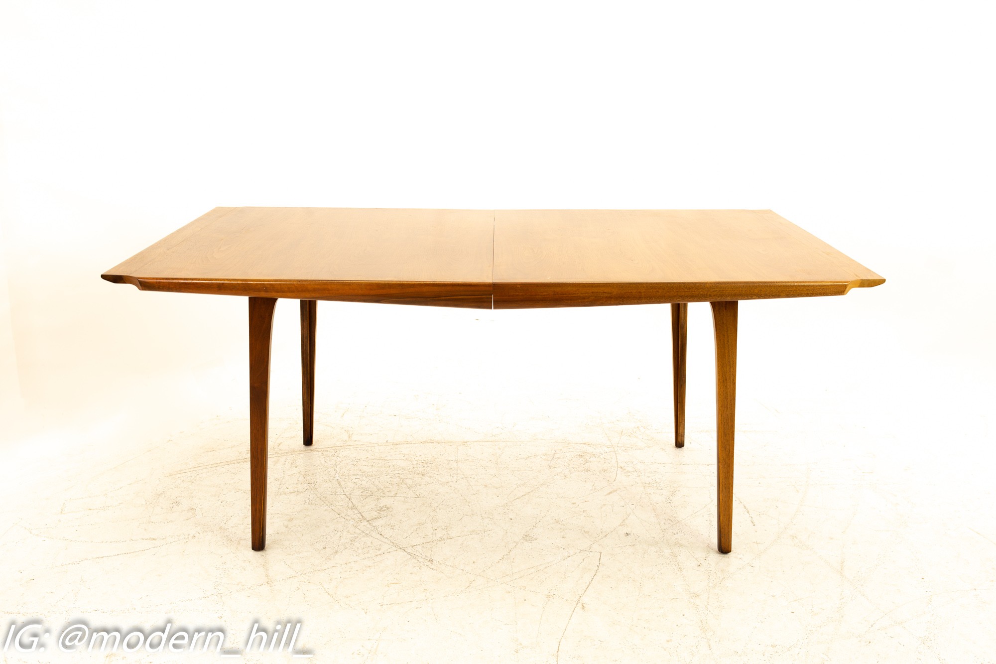 Images | Mid Century Modern Furniture - Mid Century Furniture Chicago Mid Century 10 Person Walnut Dining Table with 3 Leaves