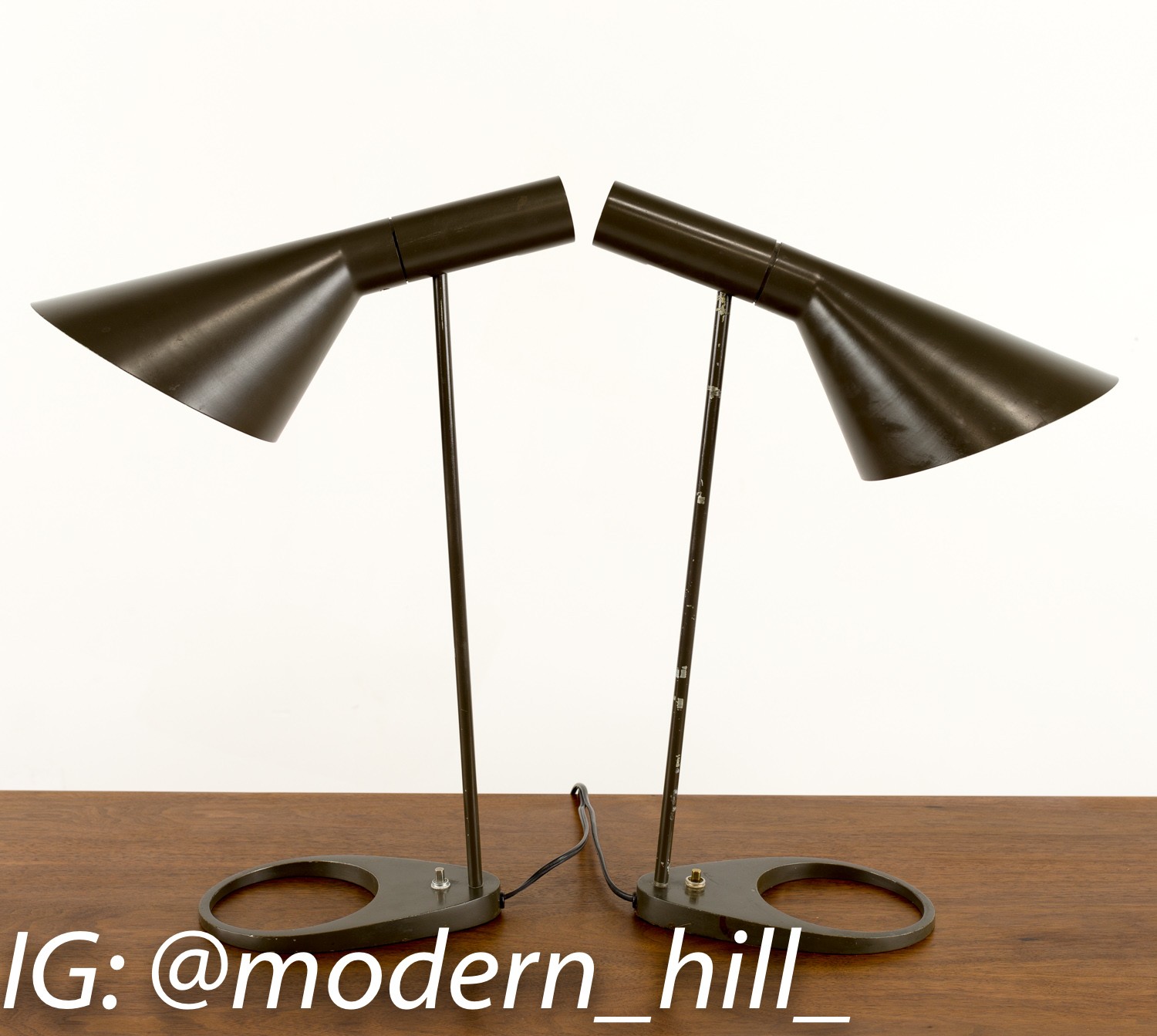 Original Arne Jacobsen Aj Lamp for Louis Poulsen - Two Available