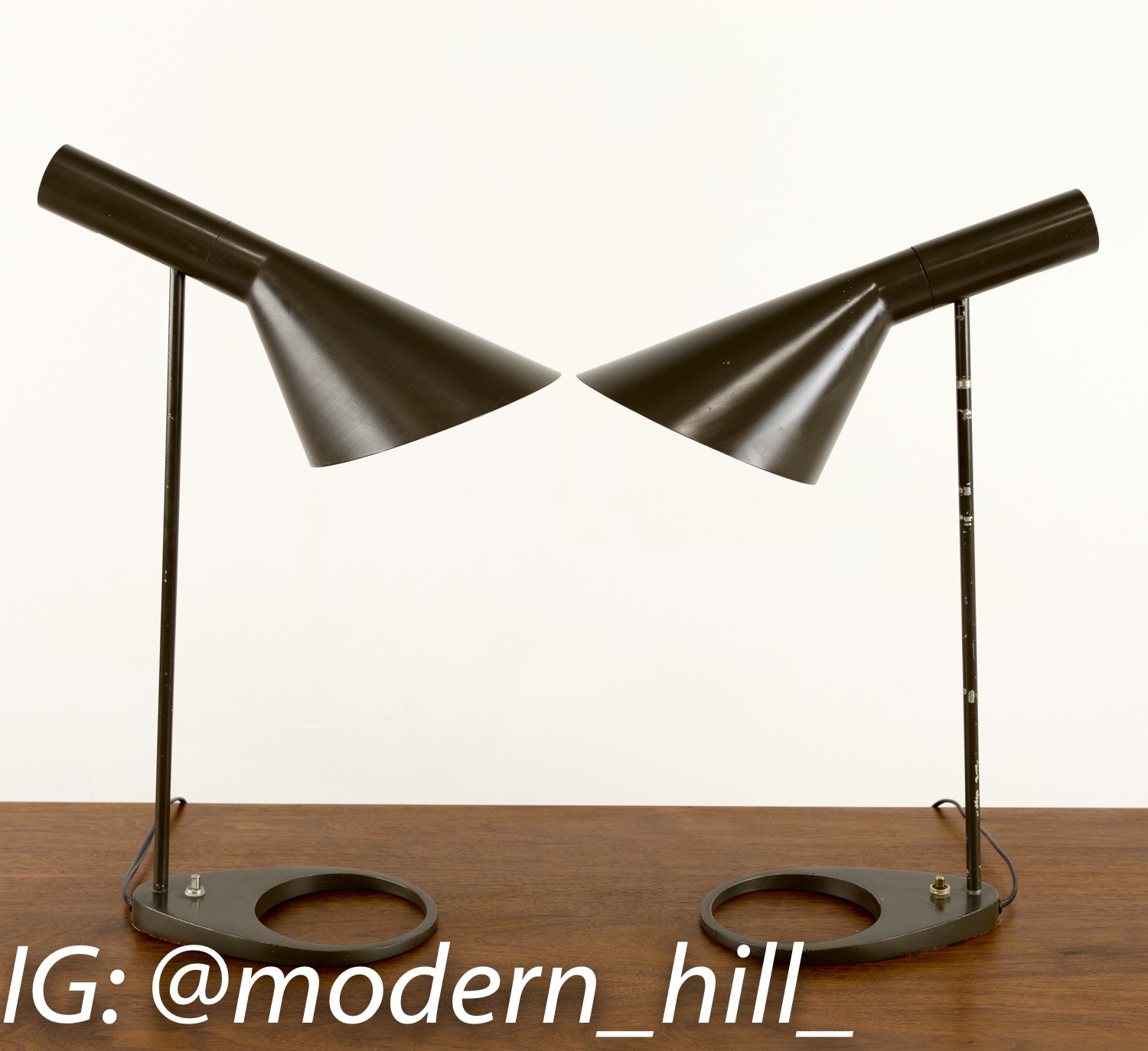 Original Arne Jacobsen Aj Lamp for Louis Poulsen - Two Available